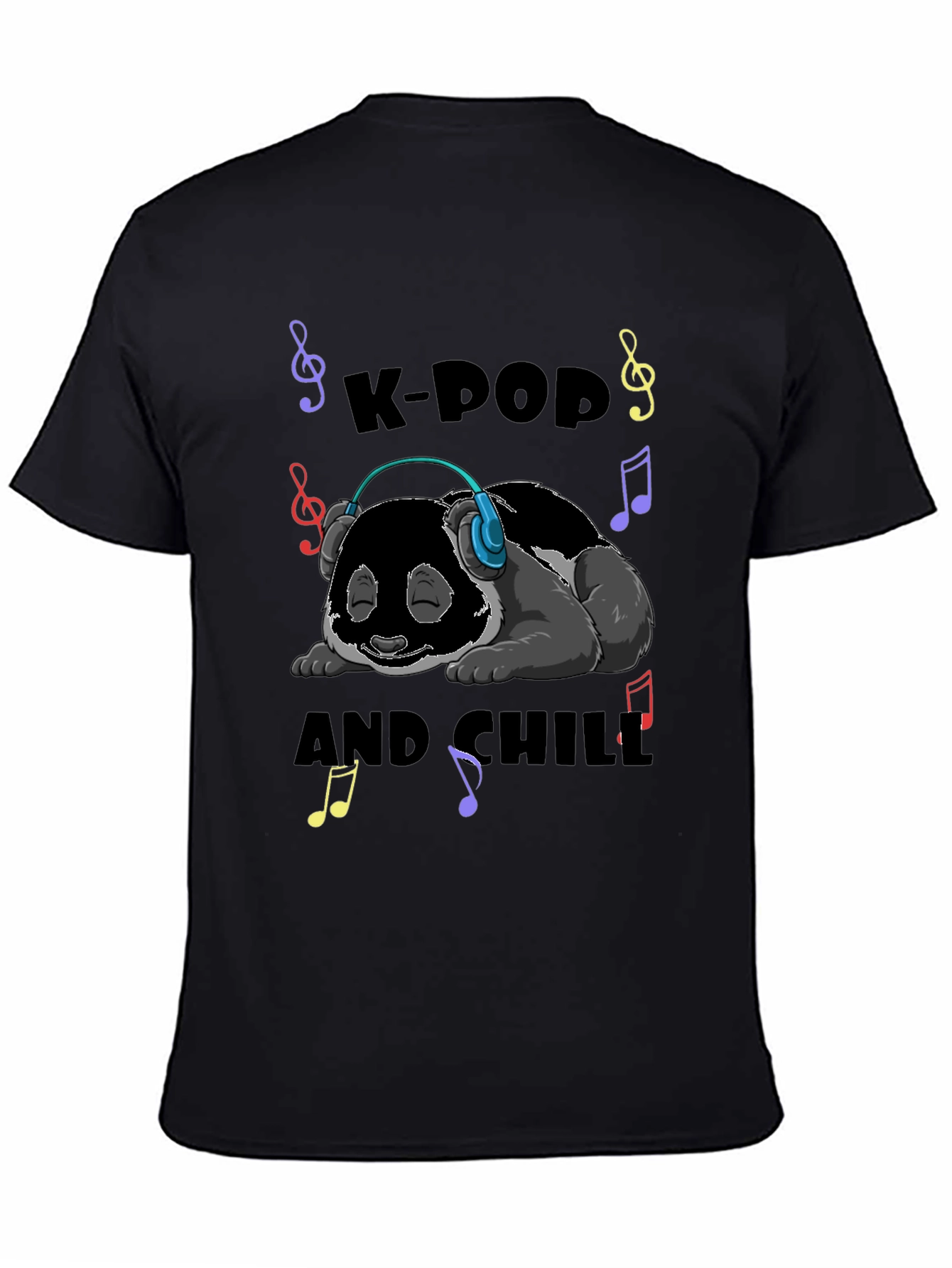K-Pop and Chill Panda T-Shirt