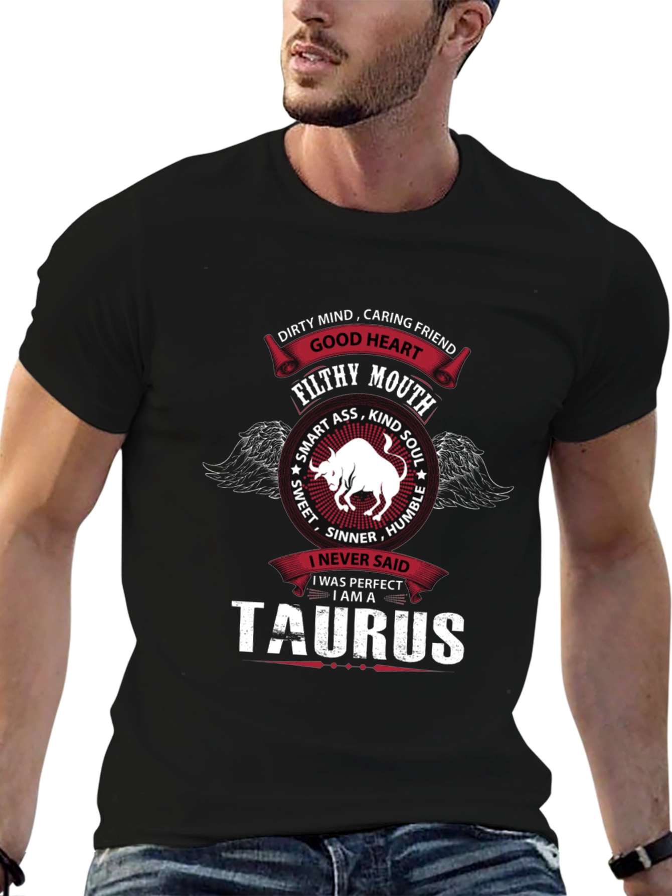 Taurus Zodiac Sign Graphic T-Shirt