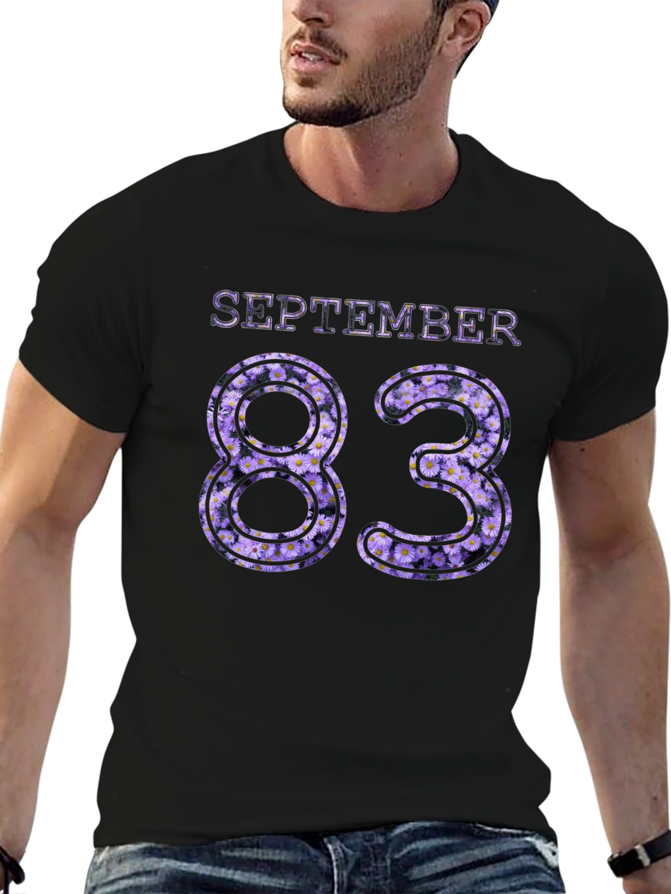 September 83 Floral Birthday Tee
