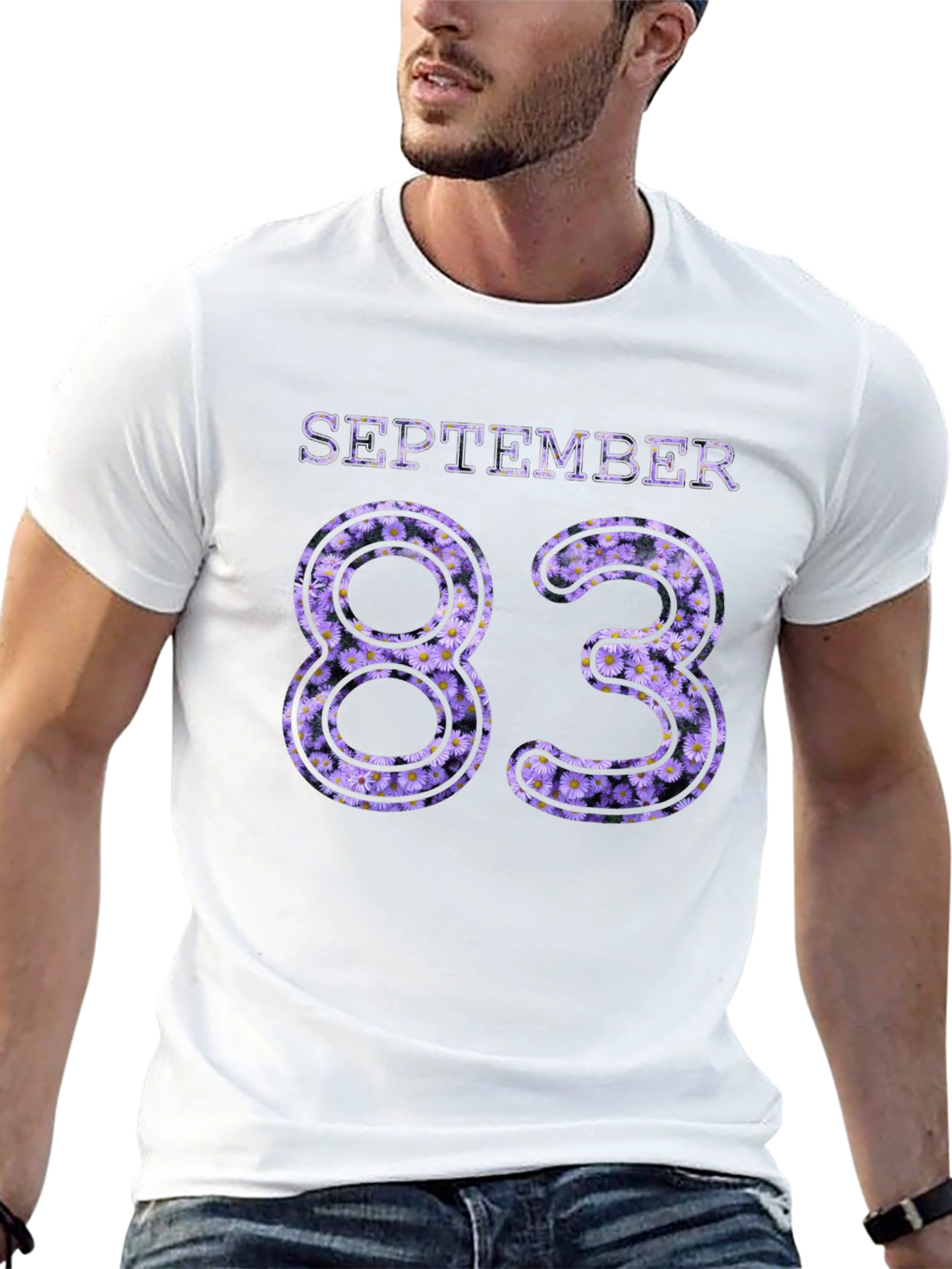 September 83 Floral Birthday Tee