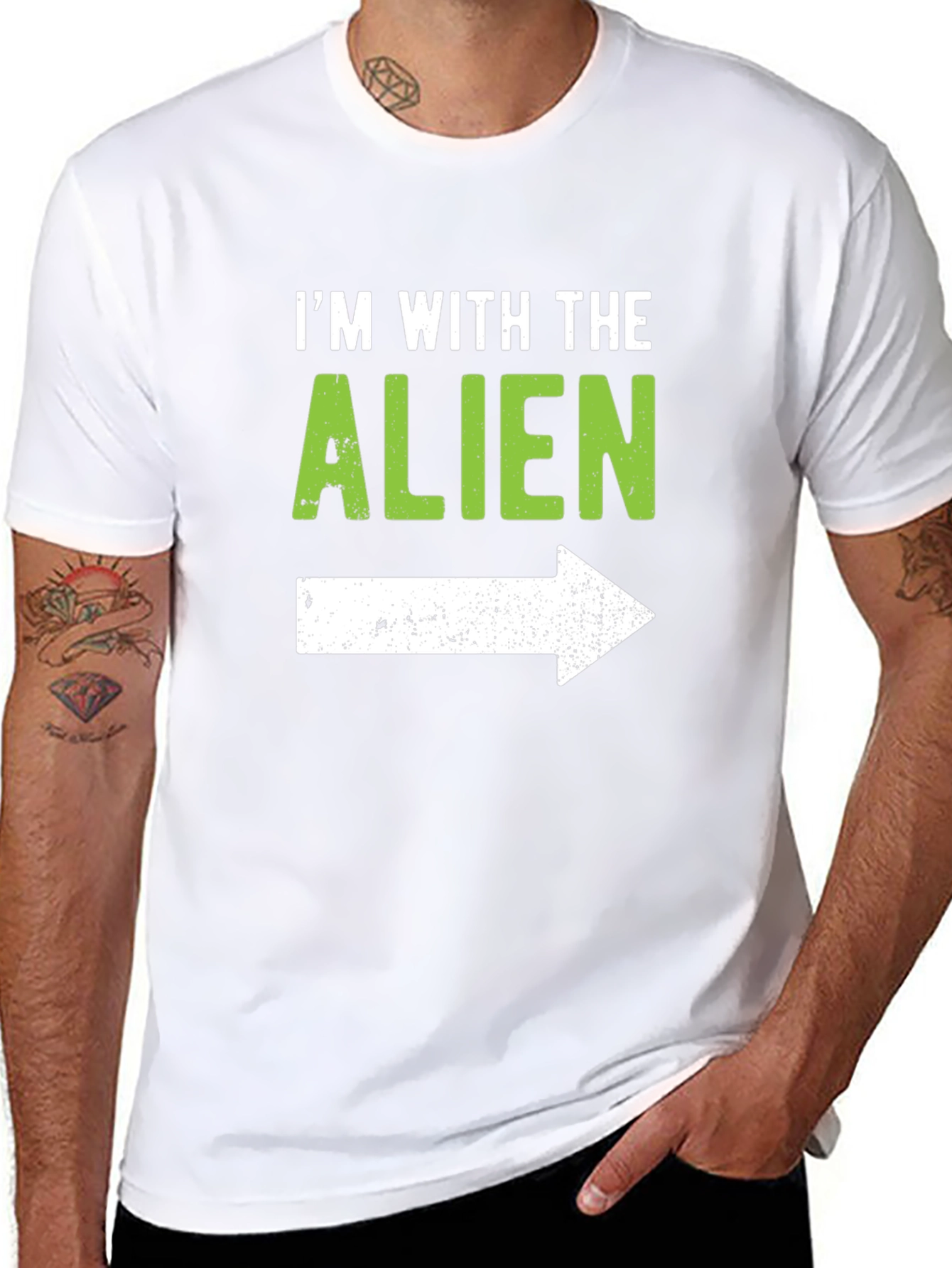 Im With the Alien Graphic Tee