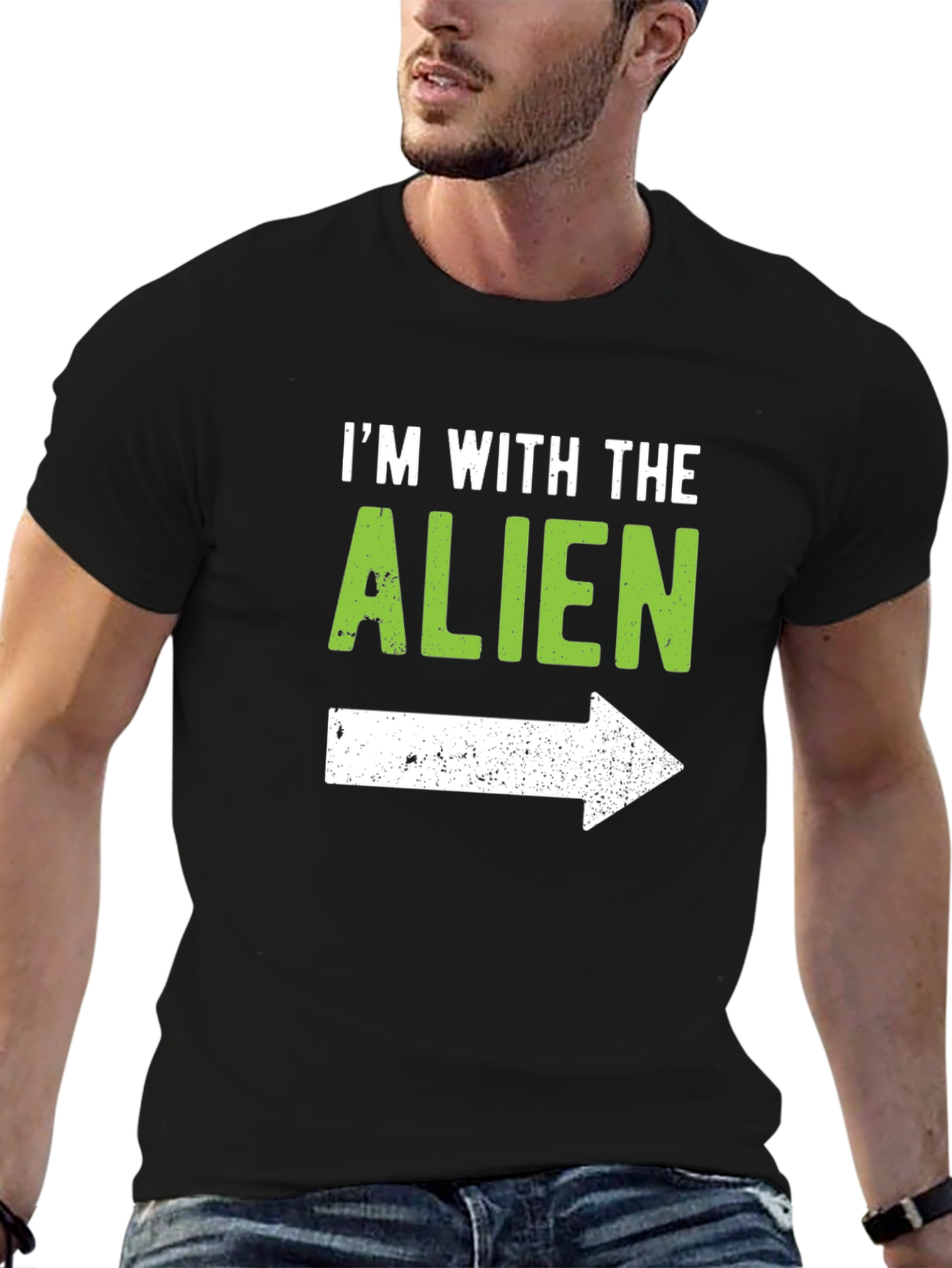 Im With the Alien Graphic Tee