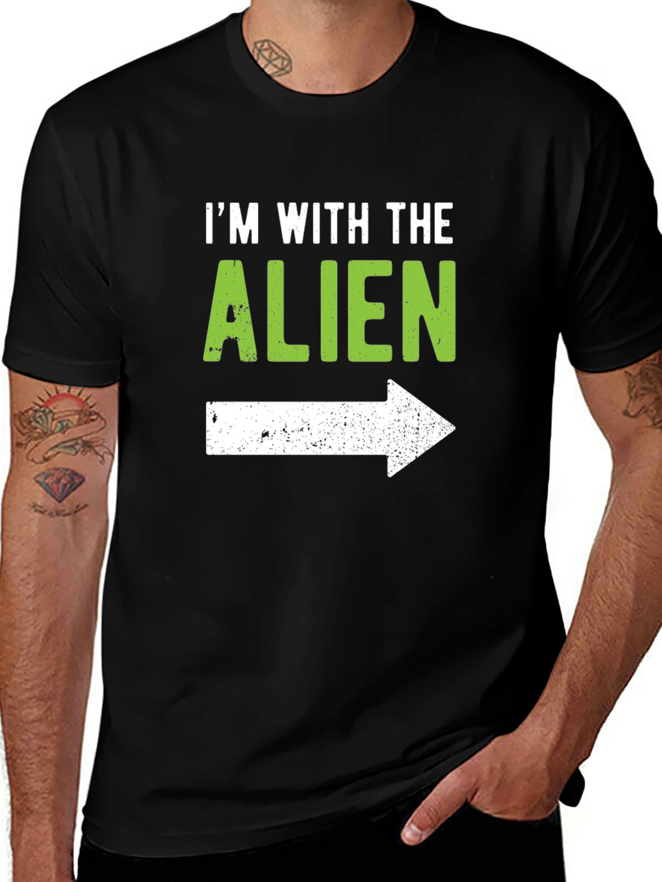 Im With the Alien Graphic Tee