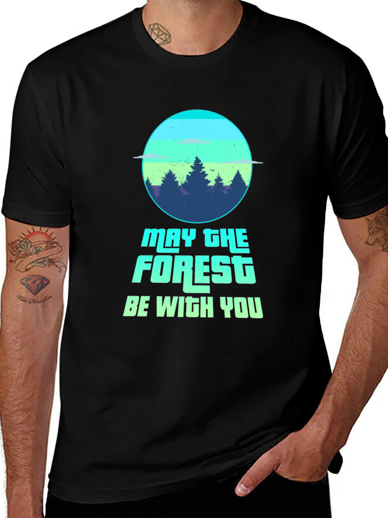 May The Forest Be With You Graphic Tee