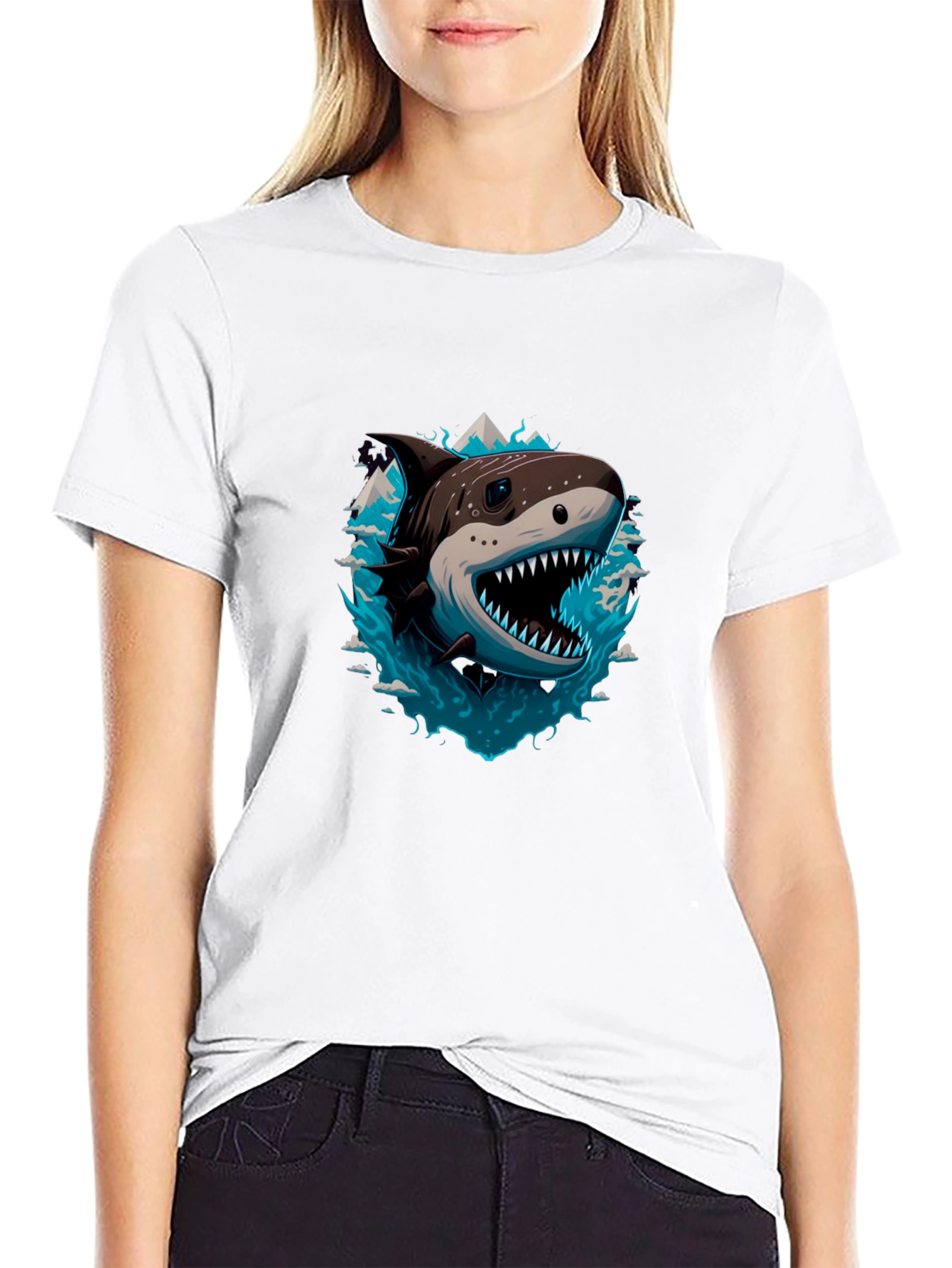Shark T-Shirt - Fierce Graphic Tee