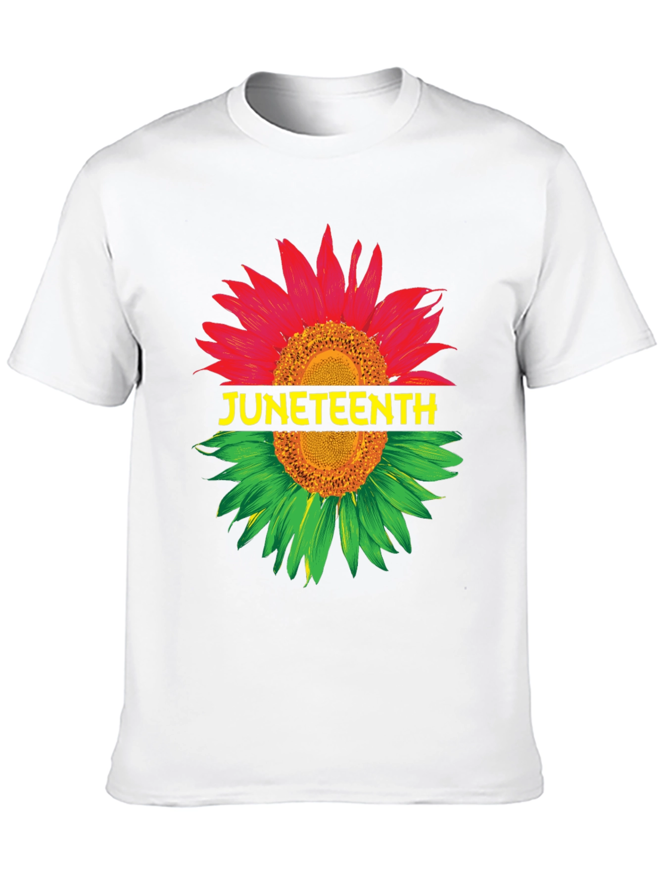 Juneteenth Sunflower Graphic T-Shirt - Freedom Day Tee