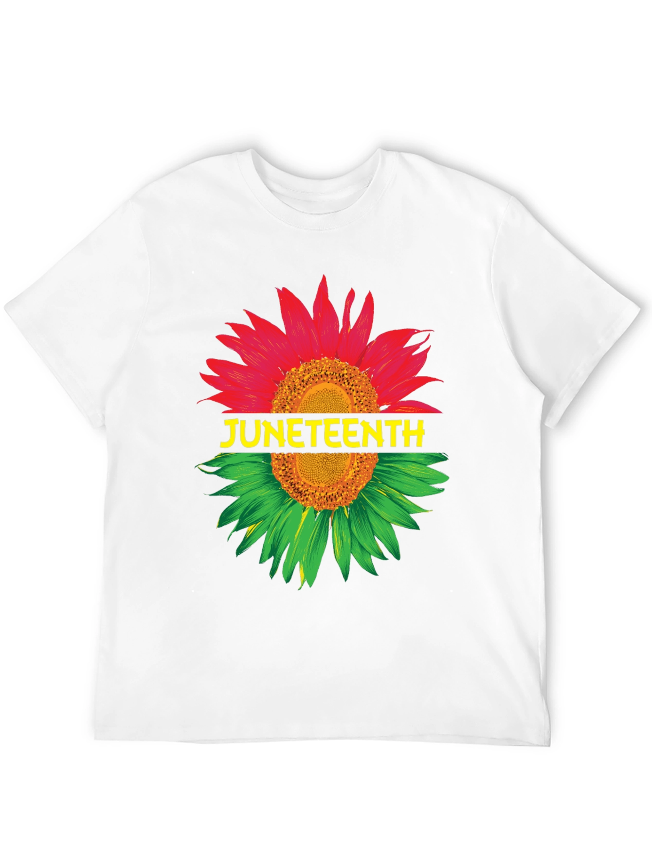 Juneteenth Sunflower Graphic T-Shirt - Freedom Day Tee