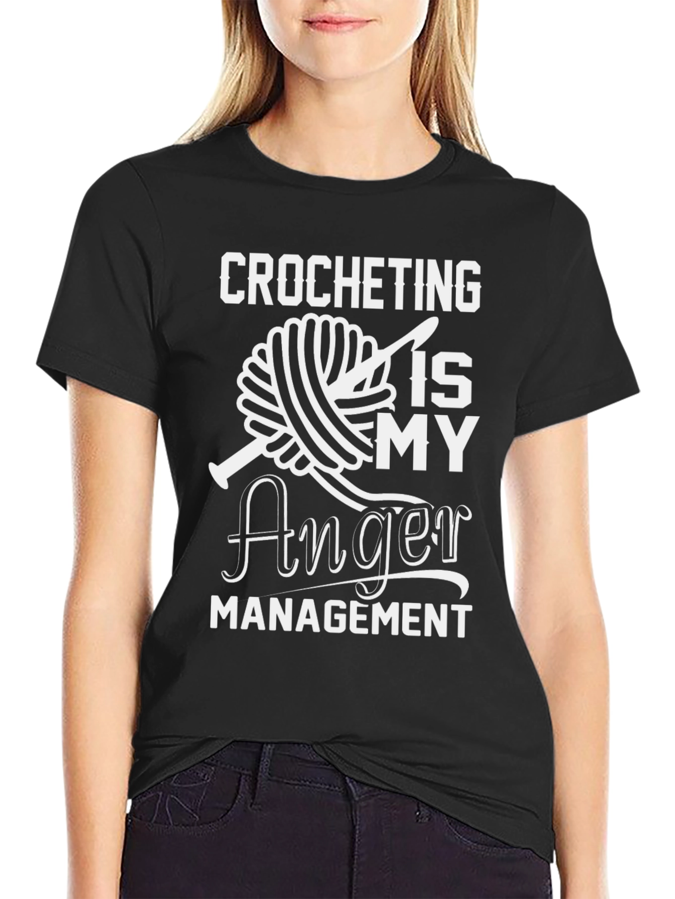 Crocheting is My Anger Management T-Shirt