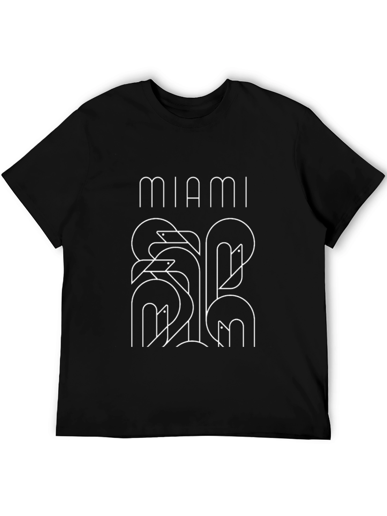 Miami Flamingo Graphic T-Shirt - Modern Design