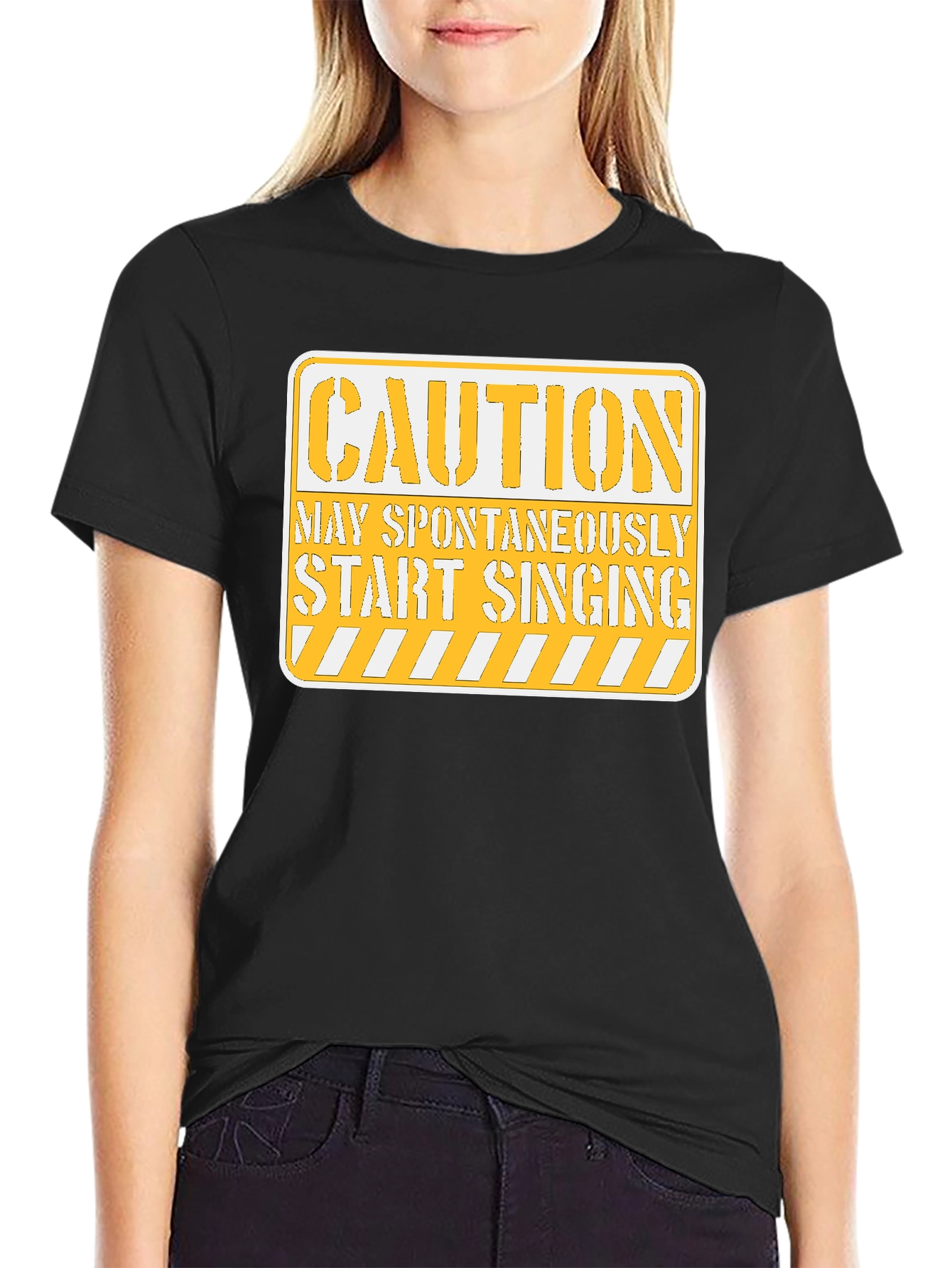 Caution May Spontaneously Start Singing T-Shirt