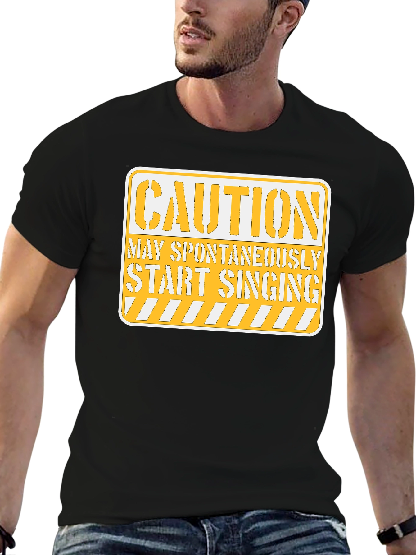 Caution May Spontaneously Start Singing T-Shirt