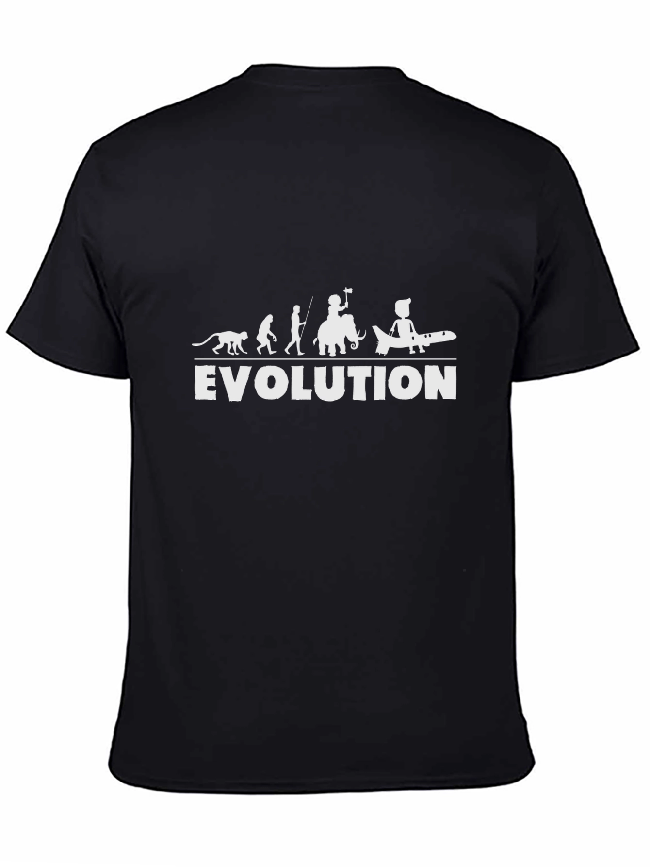 Evolution T-Shirt Funny Human Airplane Tee