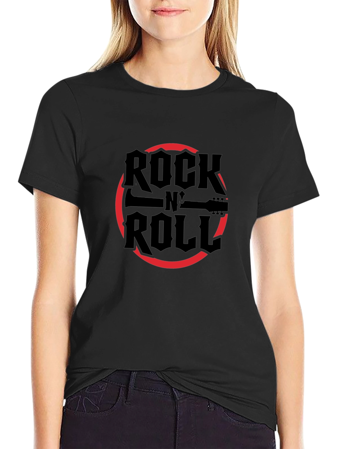 Rock N Roll Graphic Print Tee