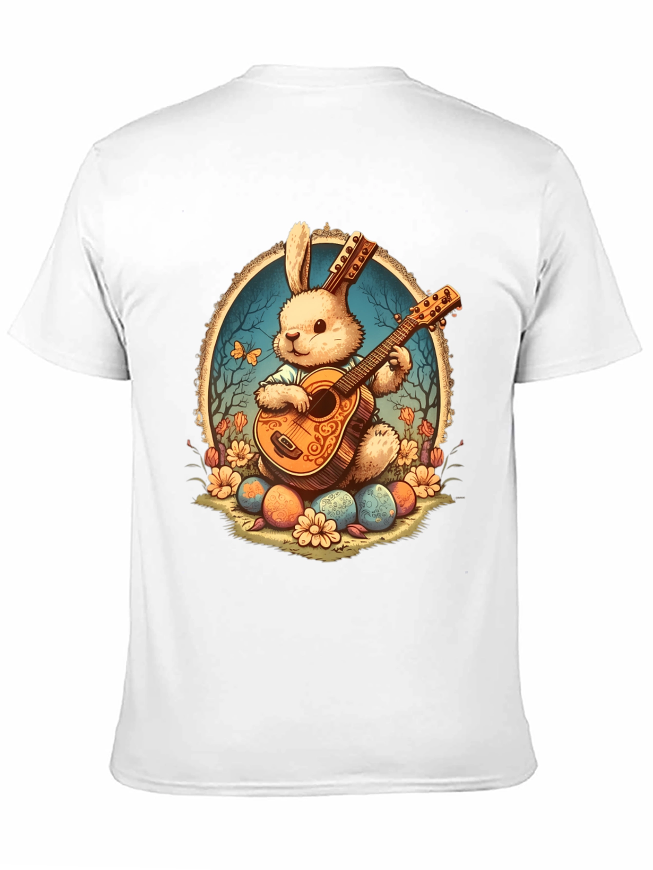 Bunny Guitar Easter T-Shirt