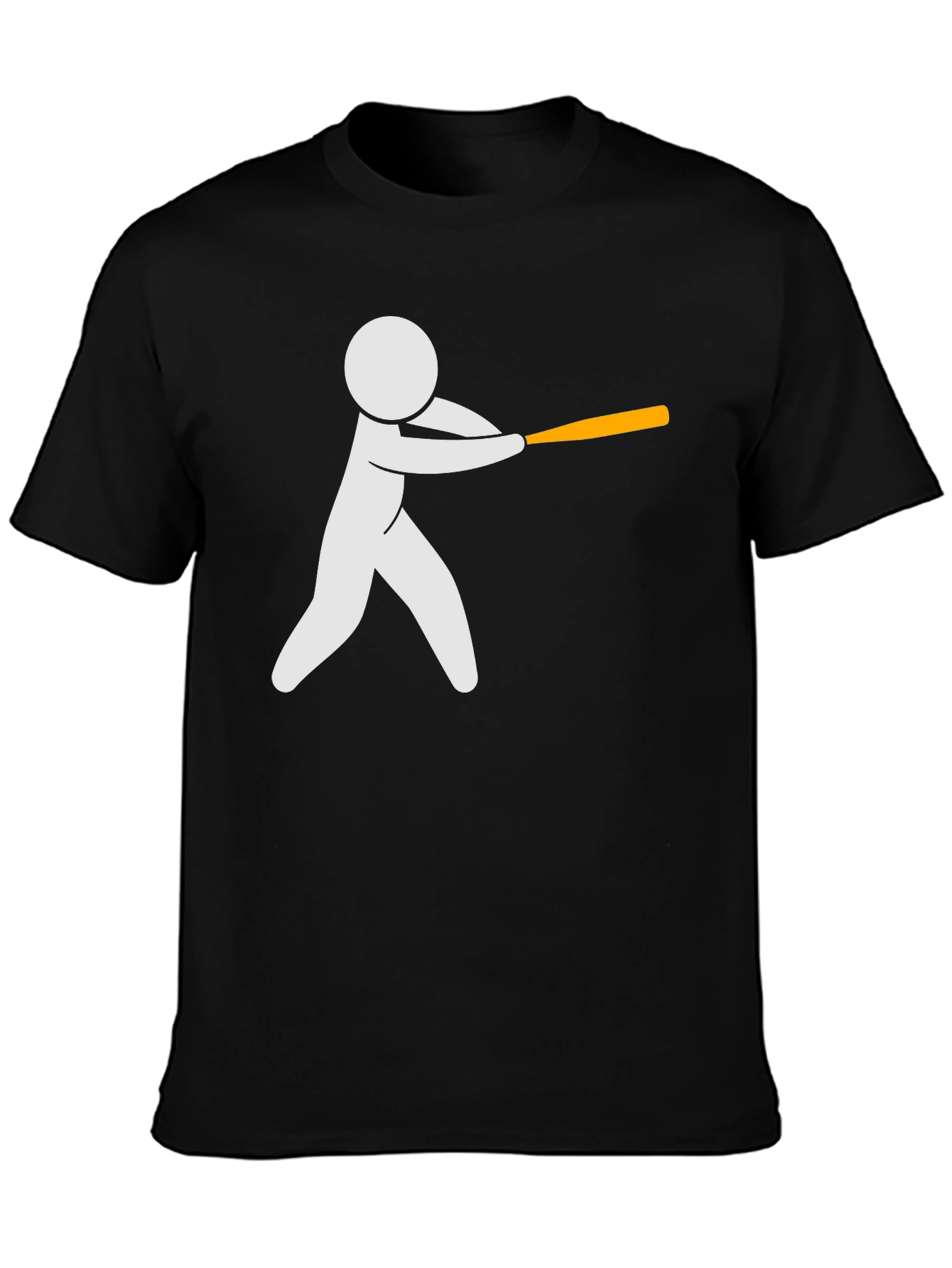 Batter Up! Stick Figure Baseball T-Shirt