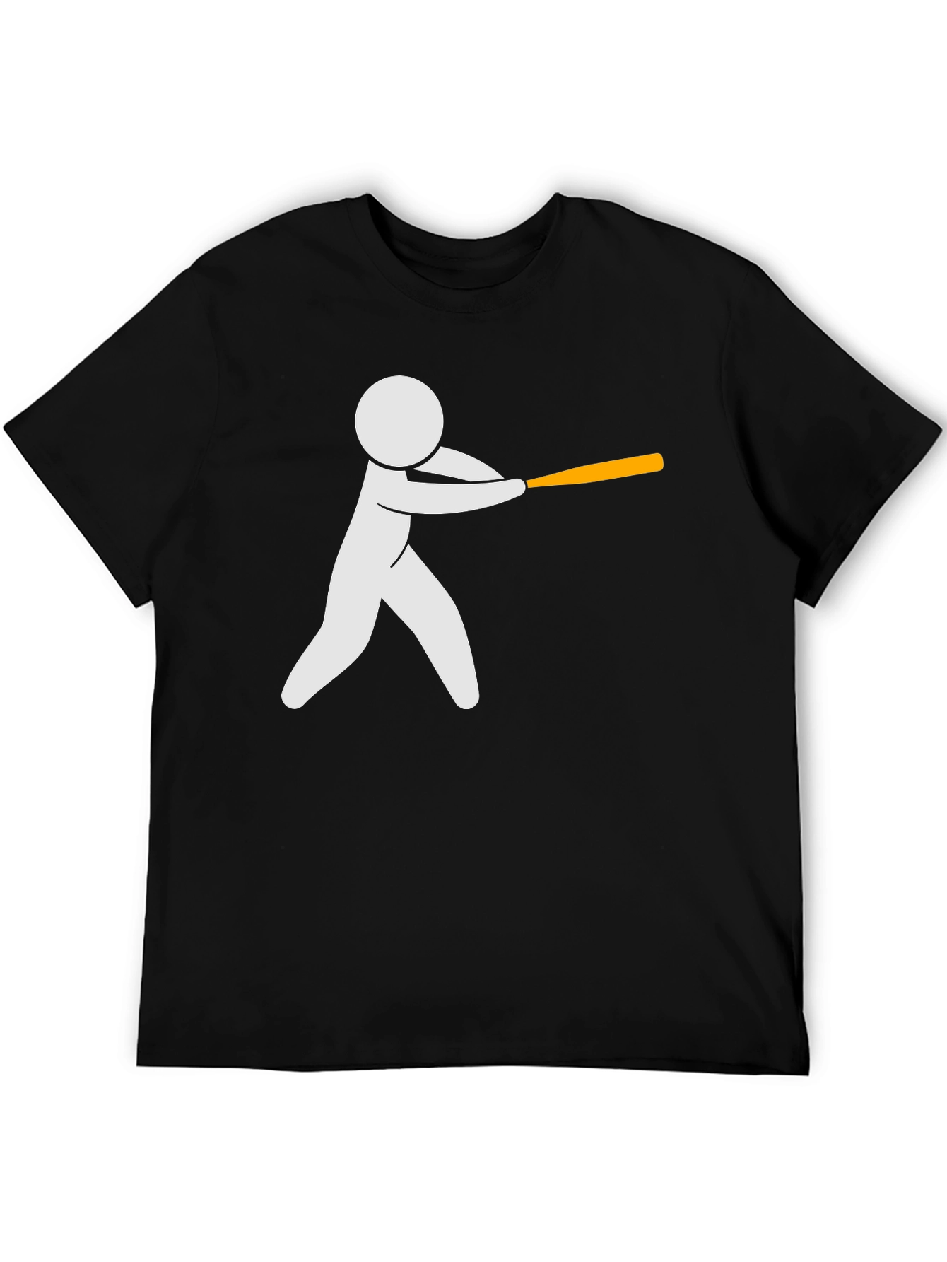 Batter Up! Stick Figure Baseball T-Shirt