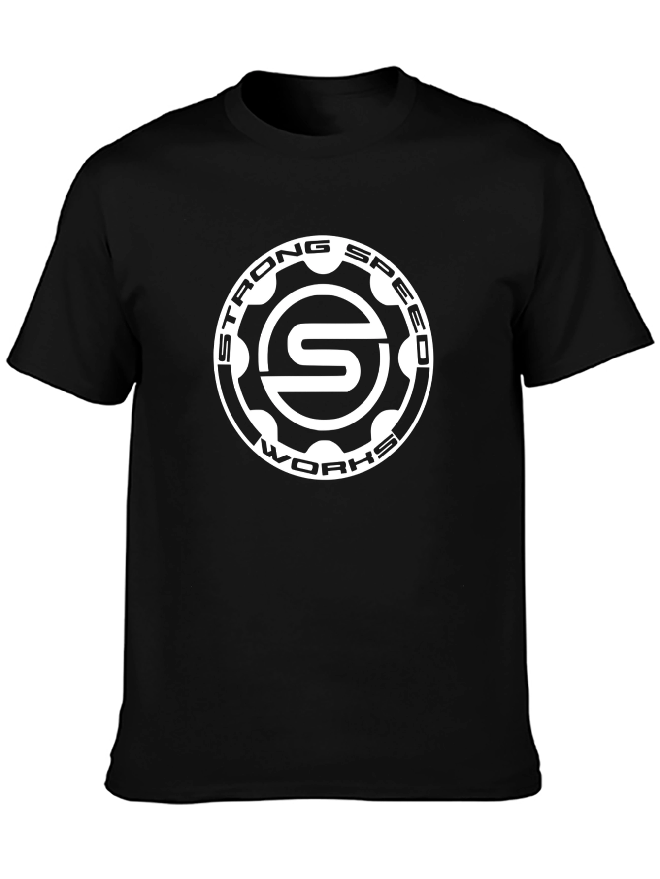 Strong Speed Works Graphic T-Shirt - Black