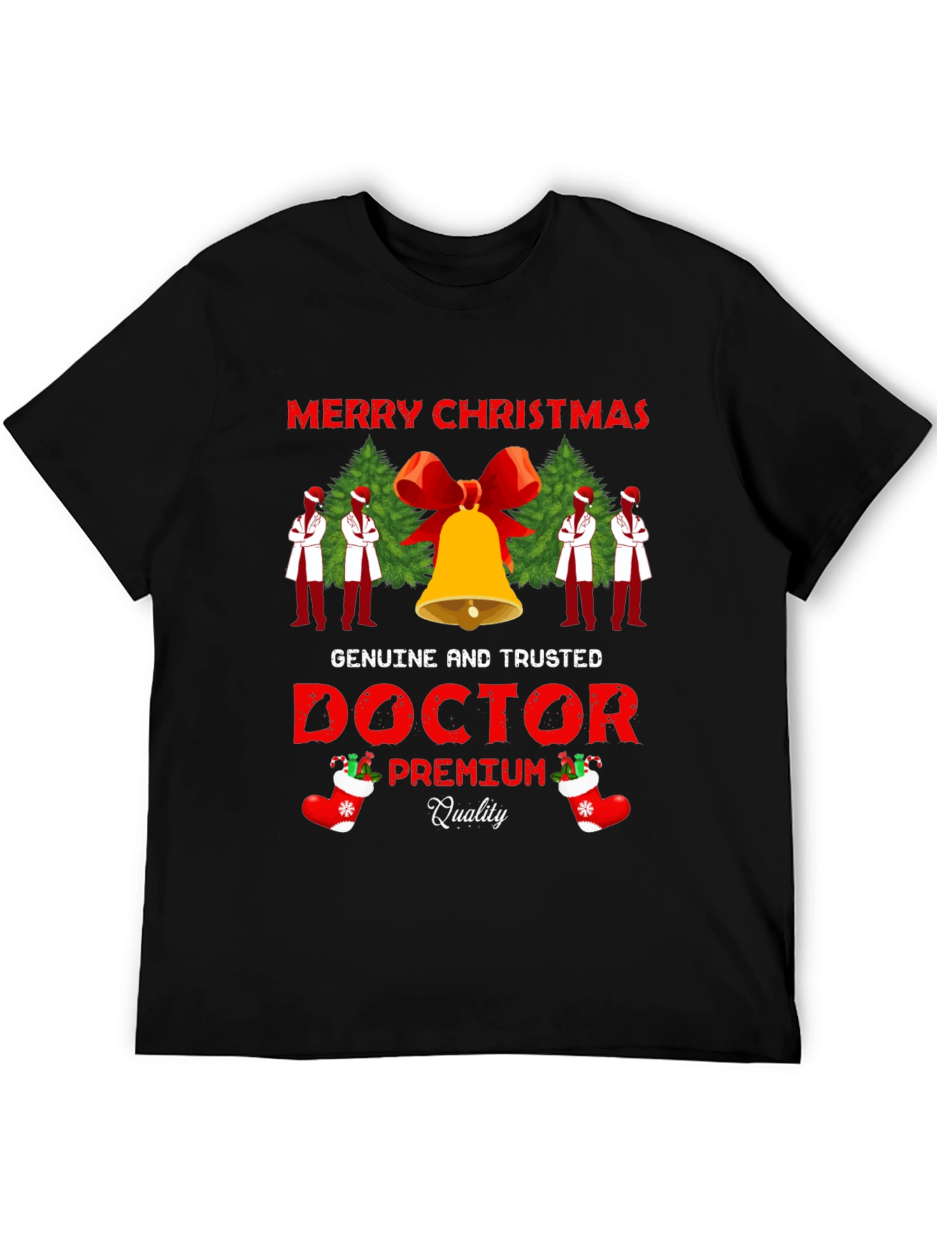 Merry Christmas Doctor Premium Quality T-Shirt