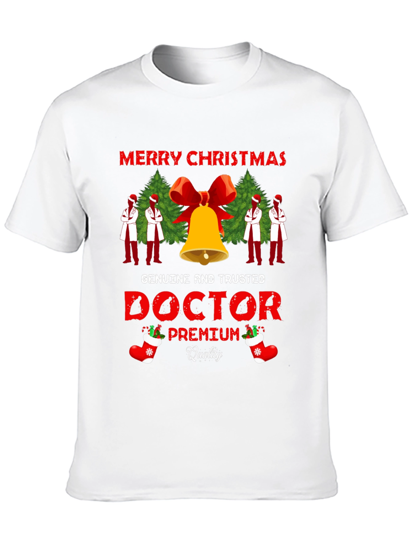 Merry Christmas Doctor Premium Quality T-Shirt