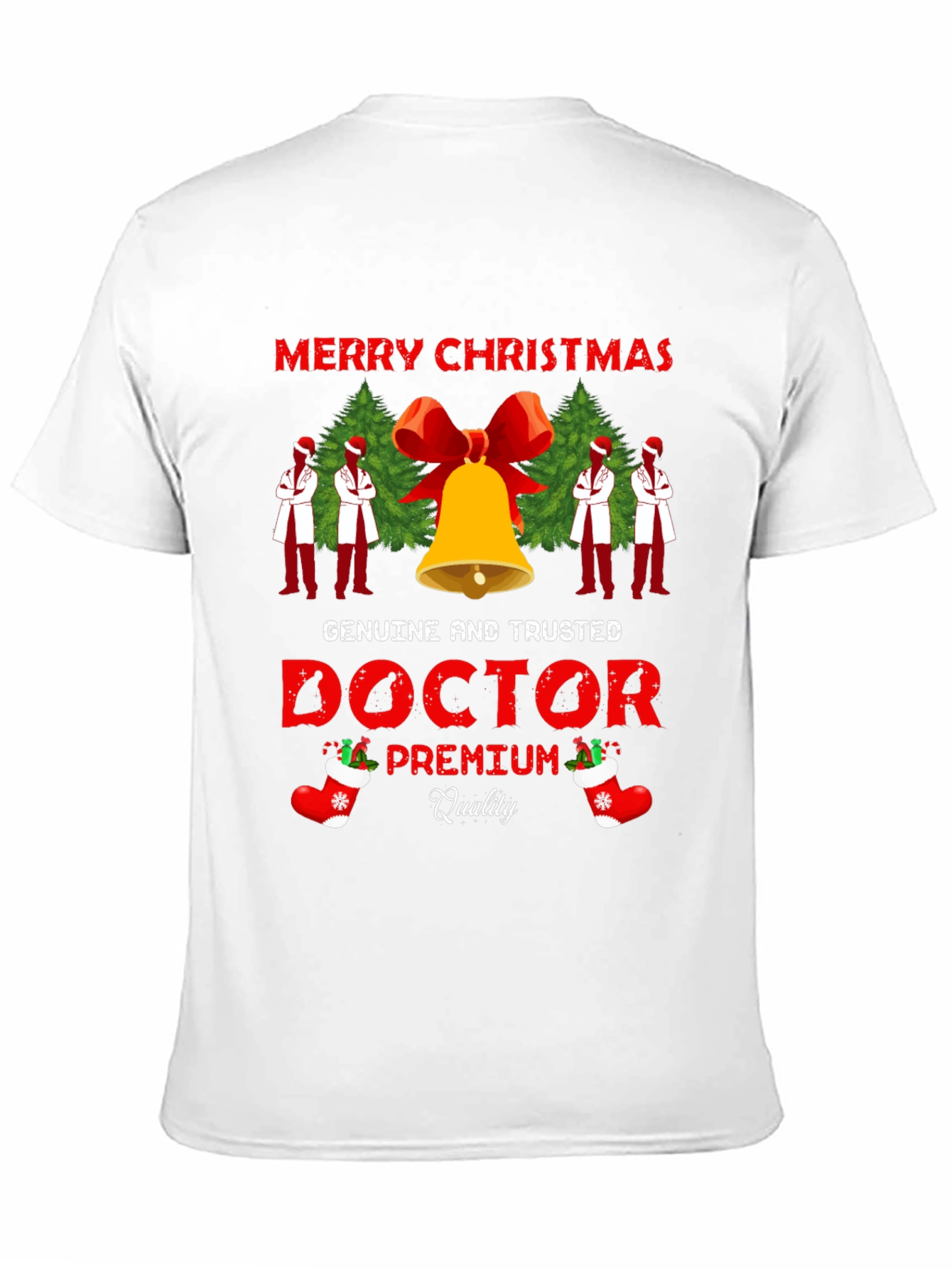 Merry Christmas Doctor Premium Quality T-Shirt
