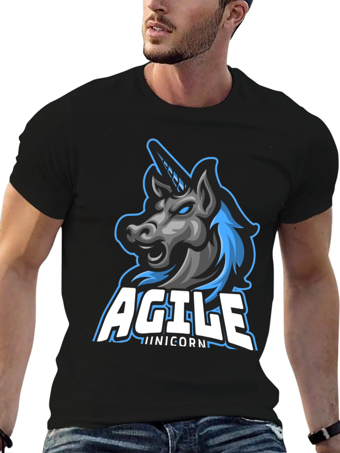 Agile Unicorn T-Shirt - Gamer Style