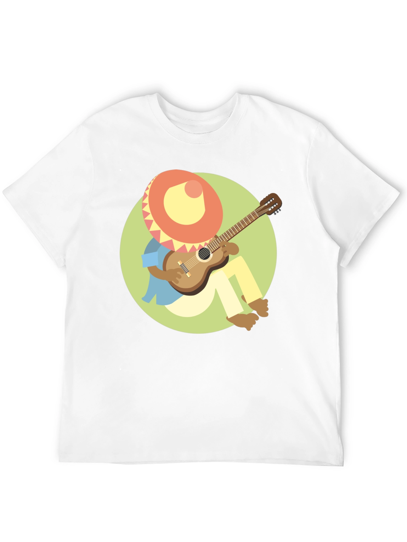 Mariachi Guitar Player Graphic T-Shirt