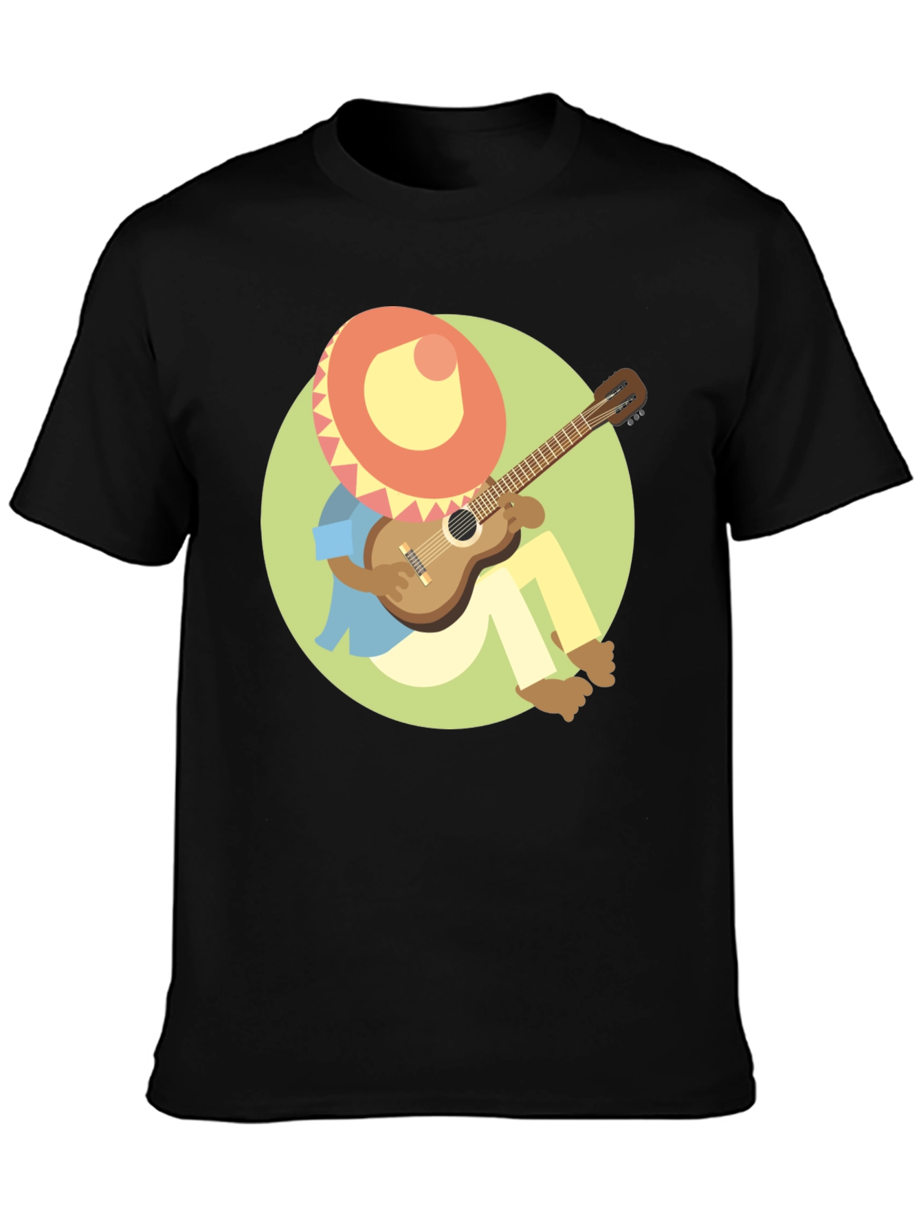 Mariachi Guitar Player Graphic T-Shirt