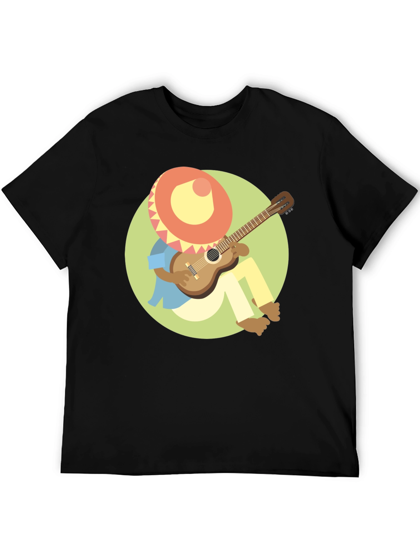 Mariachi Guitar Player Graphic T-Shirt