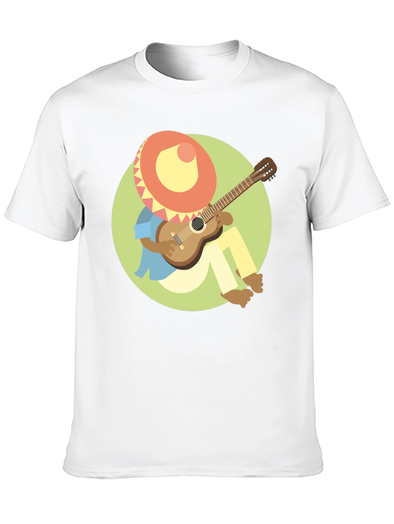 Mariachi Guitar Player Graphic T-Shirt