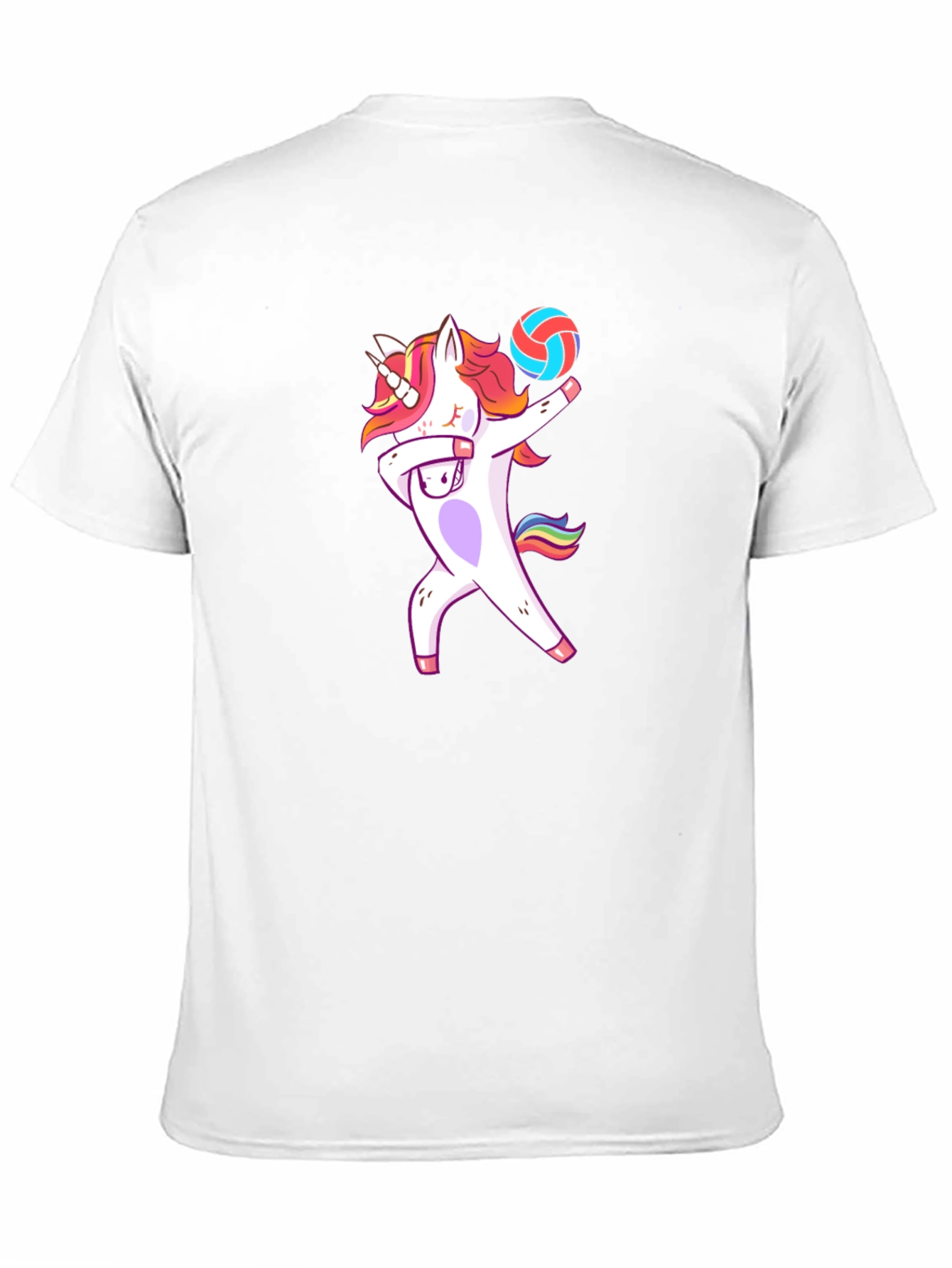 Unicorn Volleyball Dabbing T-Shirt