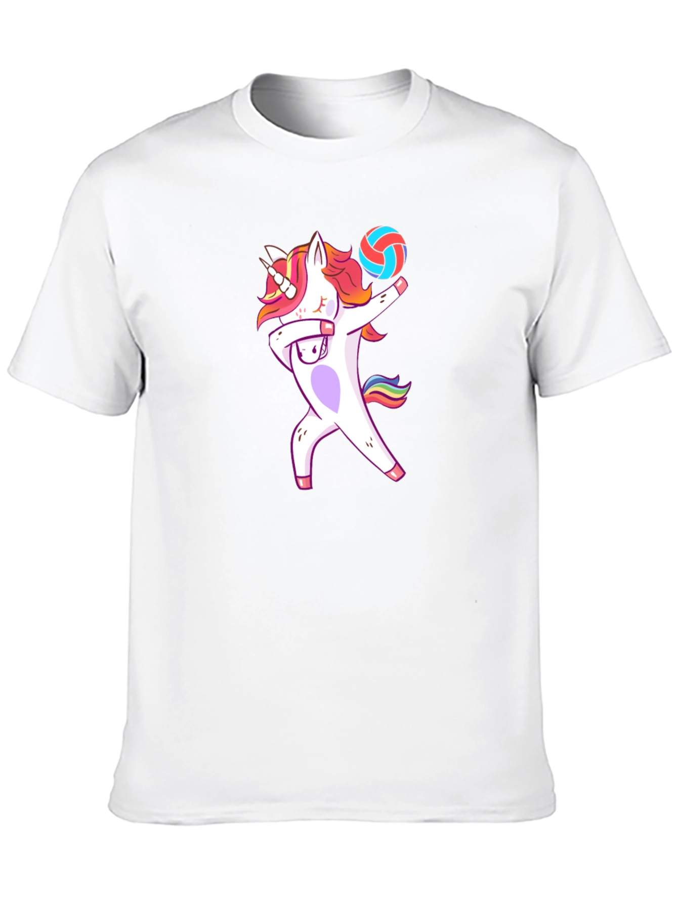 Unicorn Volleyball Dabbing T-Shirt