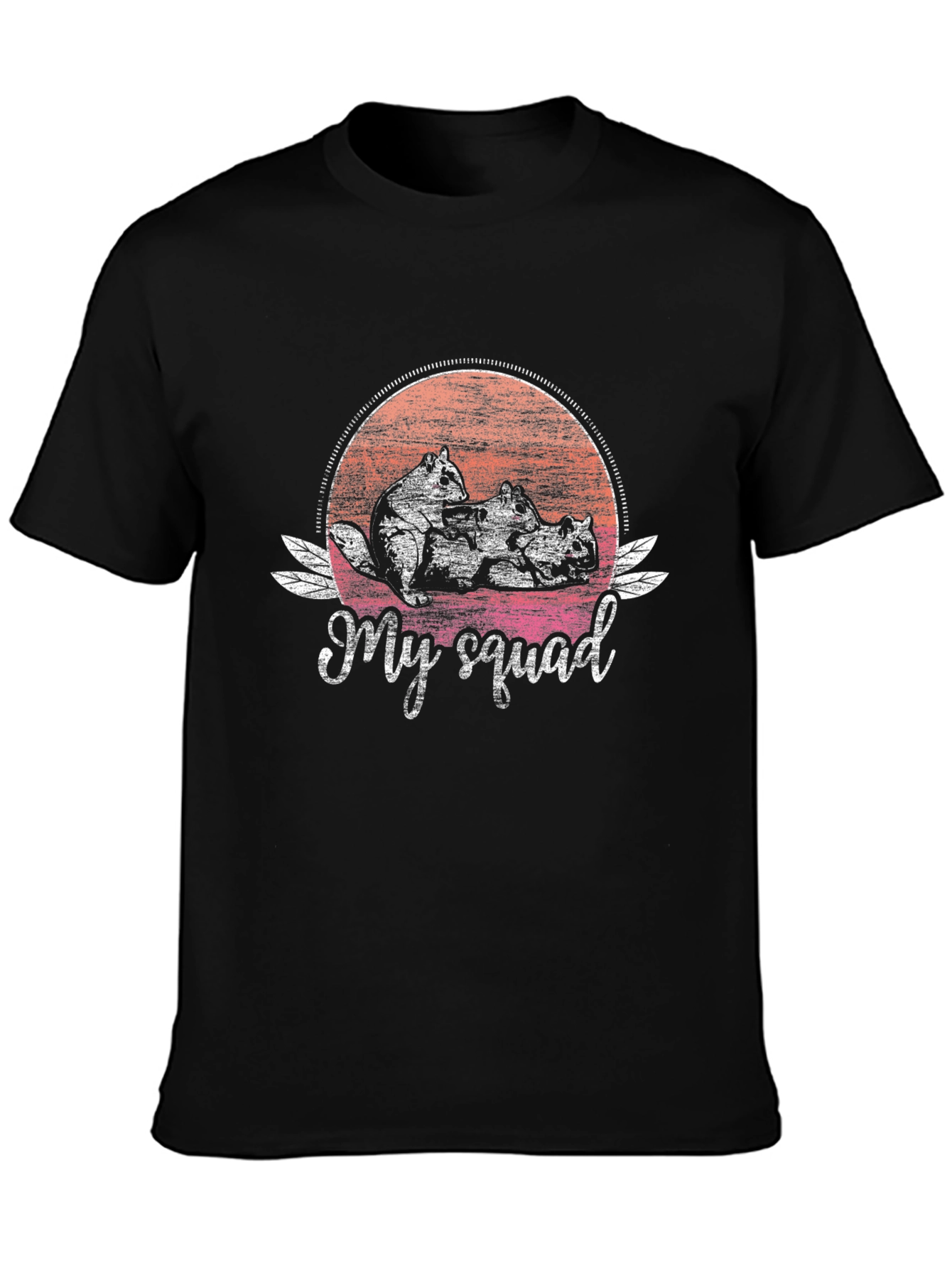 My Squad Squirrel T-Shirt - Trendy Graphic Tee