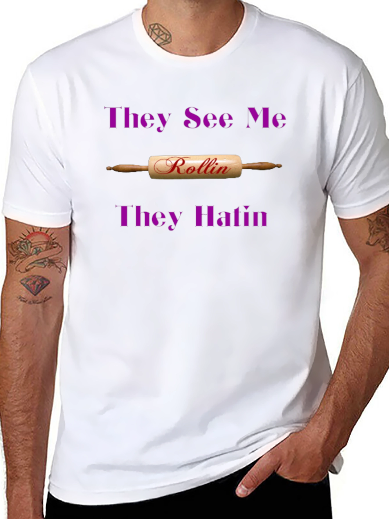 Rollin T-Shirt: Funny Baker Tee