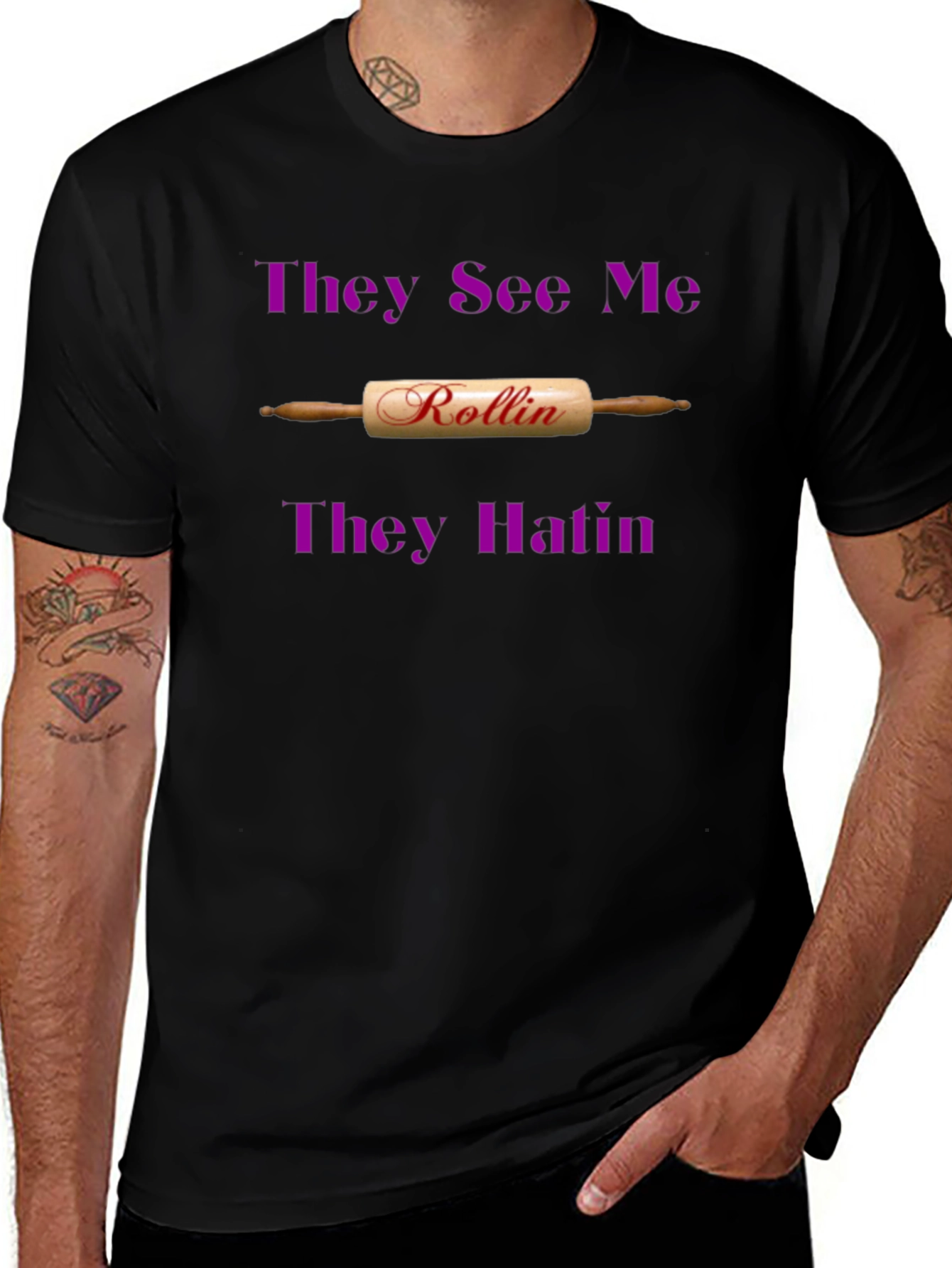Rollin T-Shirt: Funny Baker Tee