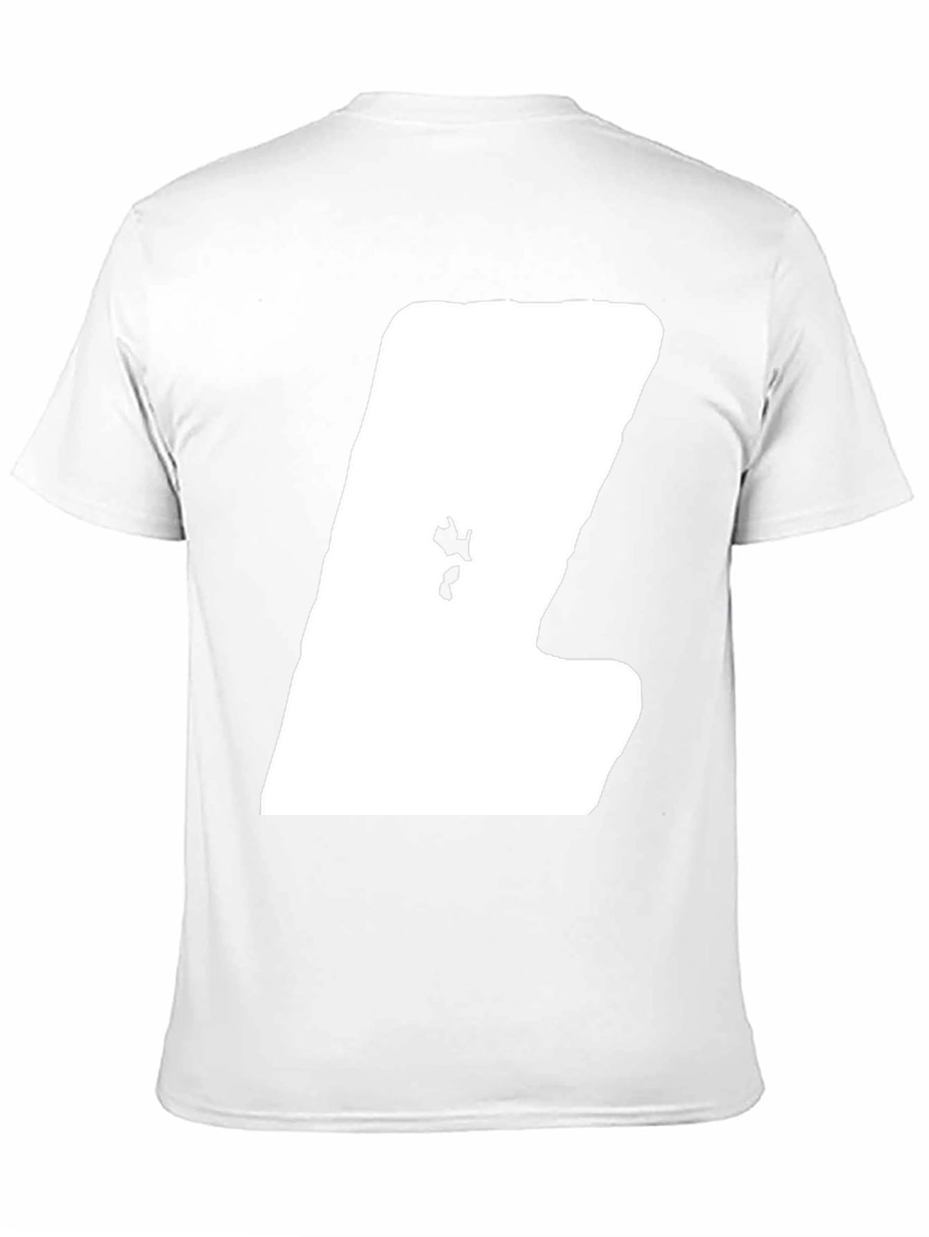 Modern Black Tee with Unique White Graphic