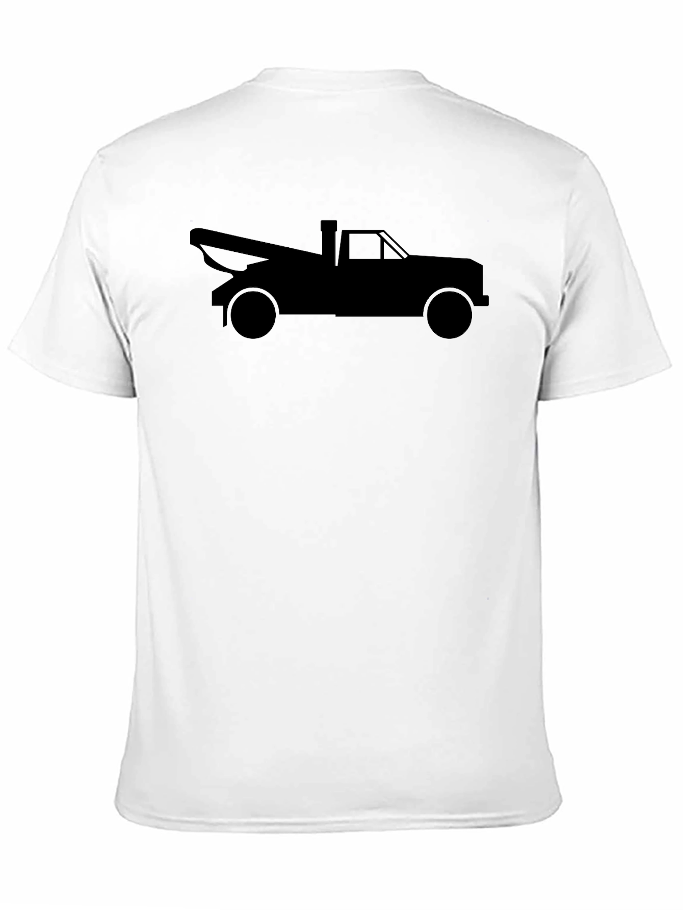 Tow Truck Silhouette Graphic T-Shirt
