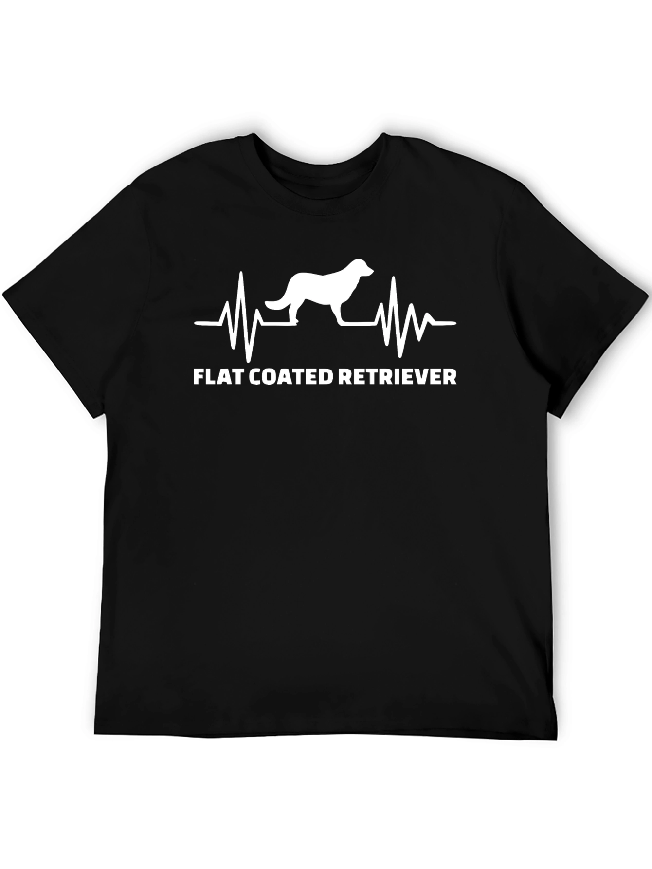 Flat Coated Retriever Heartbeat T-Shirt