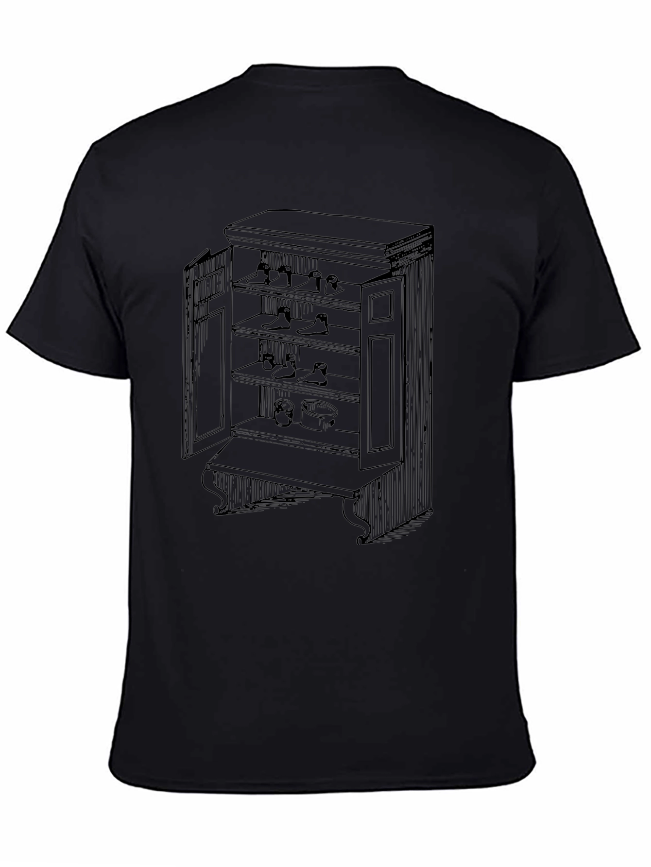Novelty Furniture Cabinet Graphic Tee - Unique Design