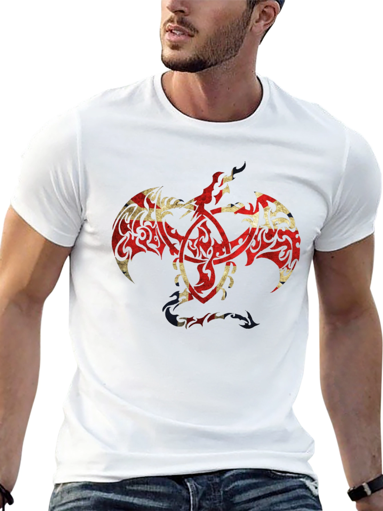 Celtic Dragon T-Shirt - Mens Graphic Tee