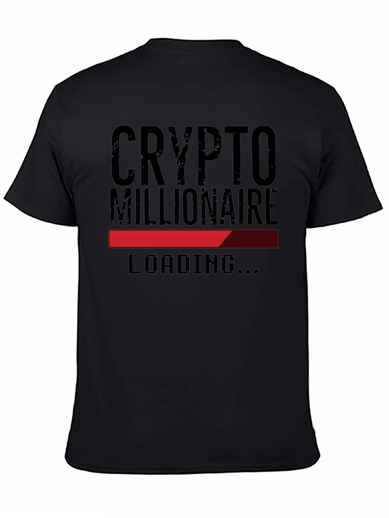 Crypto Millionaire Loading T-Shirt - Black