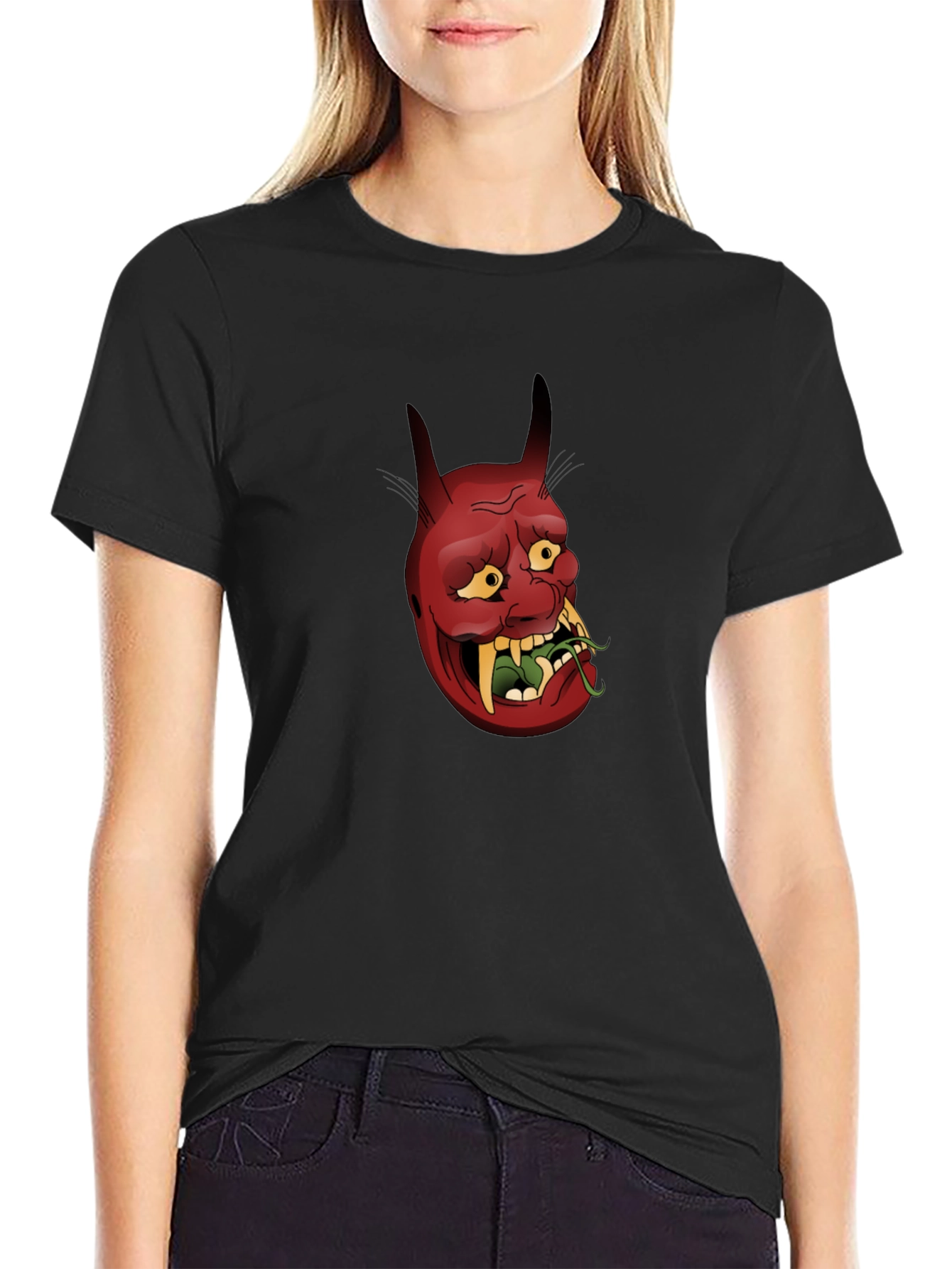 Red Devil Graphic Print Tee