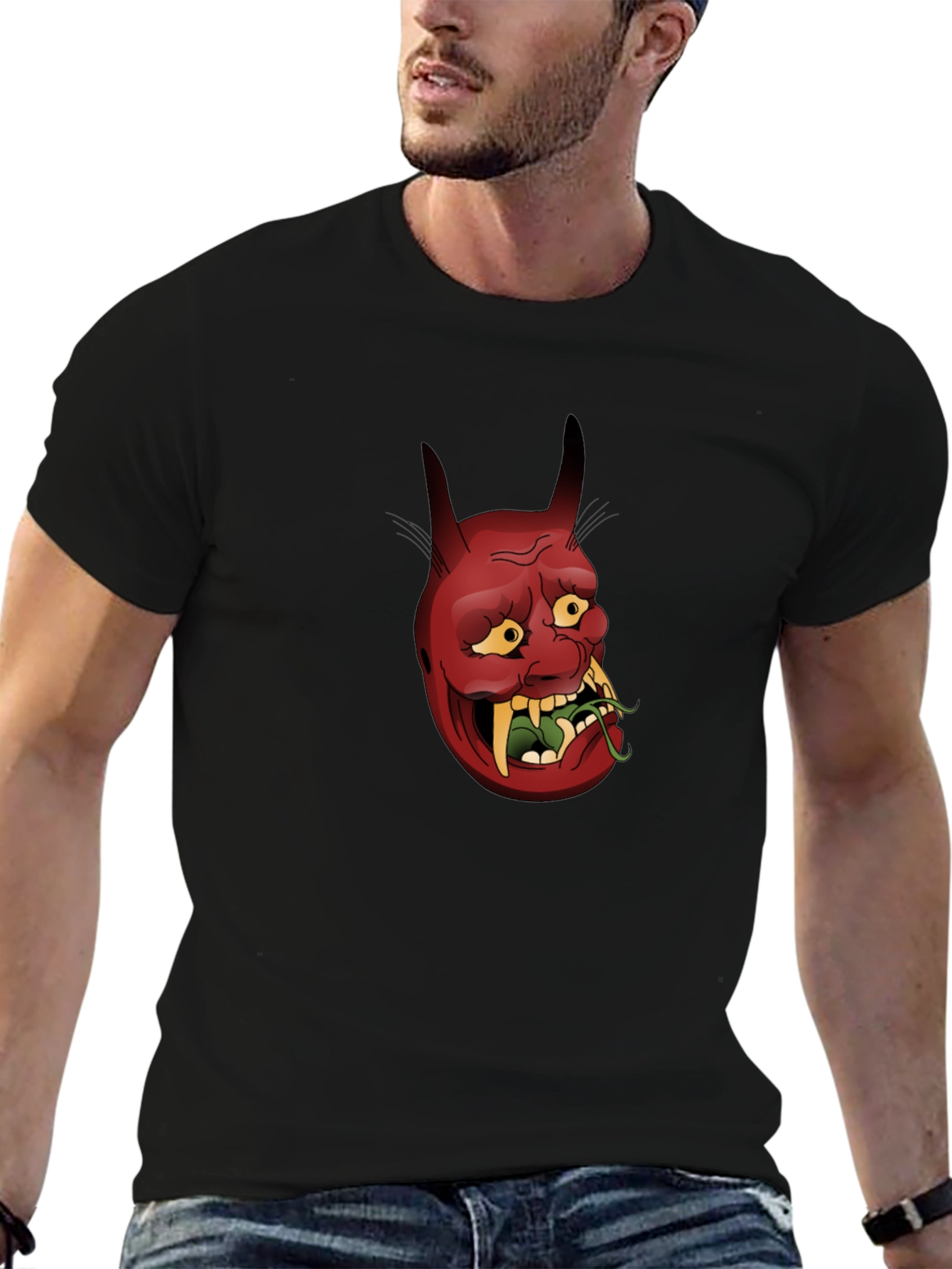 Red Devil Graphic Print Tee