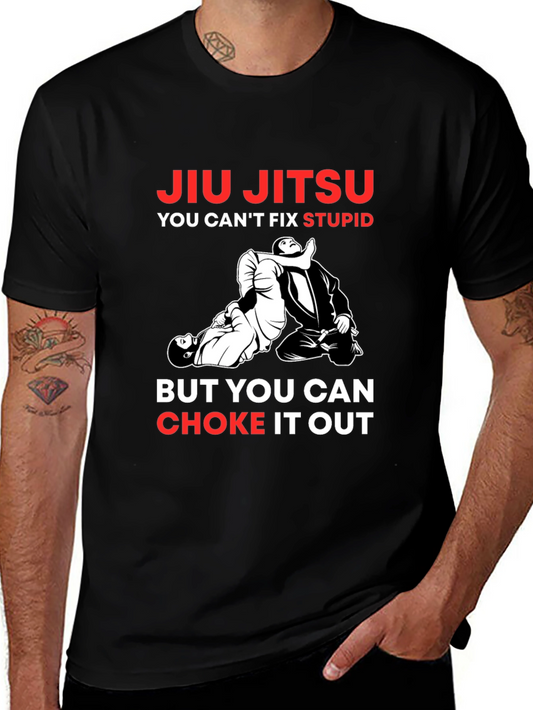 Jiu Jitsu Choke Out T-Shirt - Martial Arts Humor