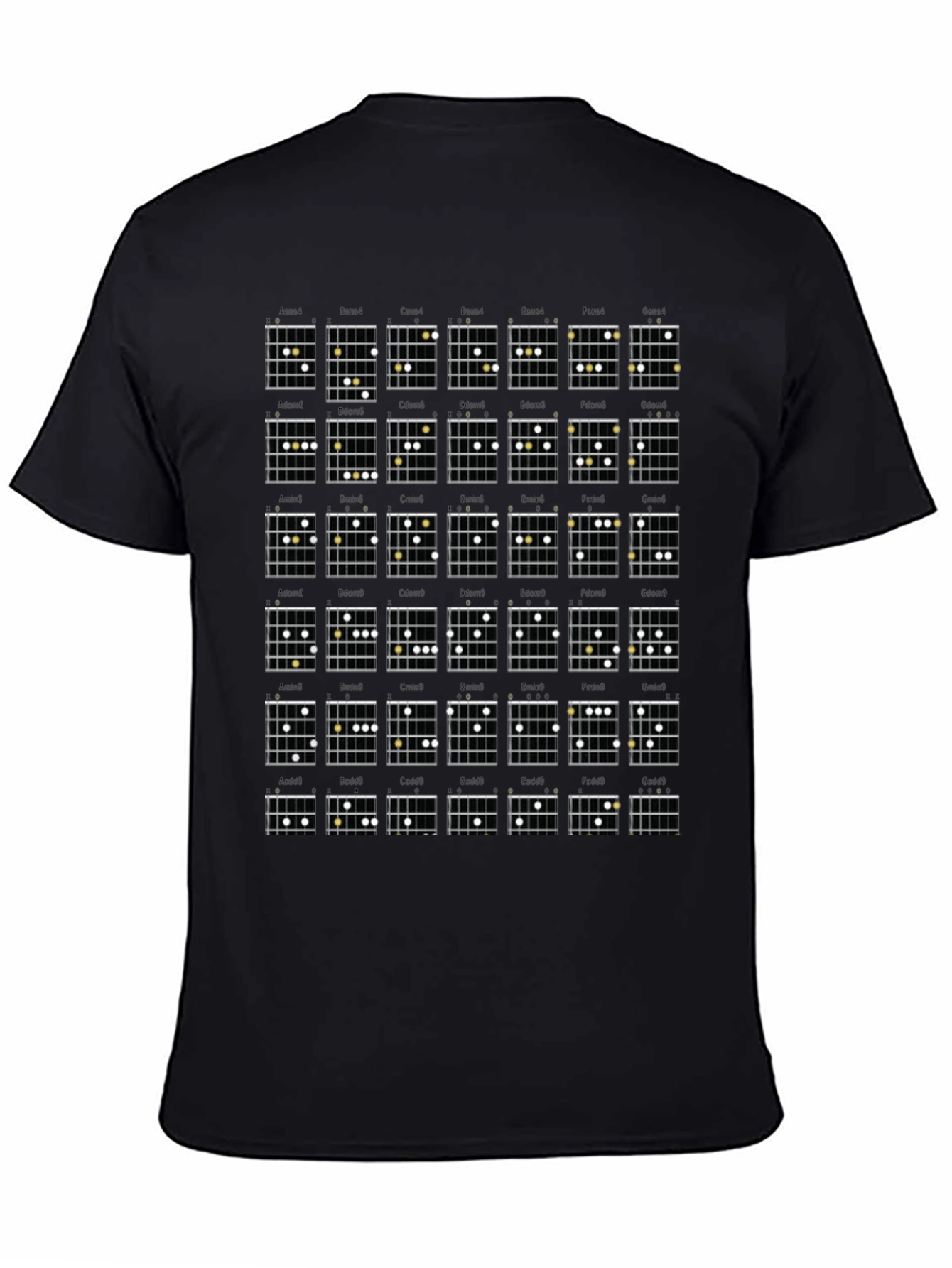 Guitar Chords Graphic T-Shirt - Musician Apparel
