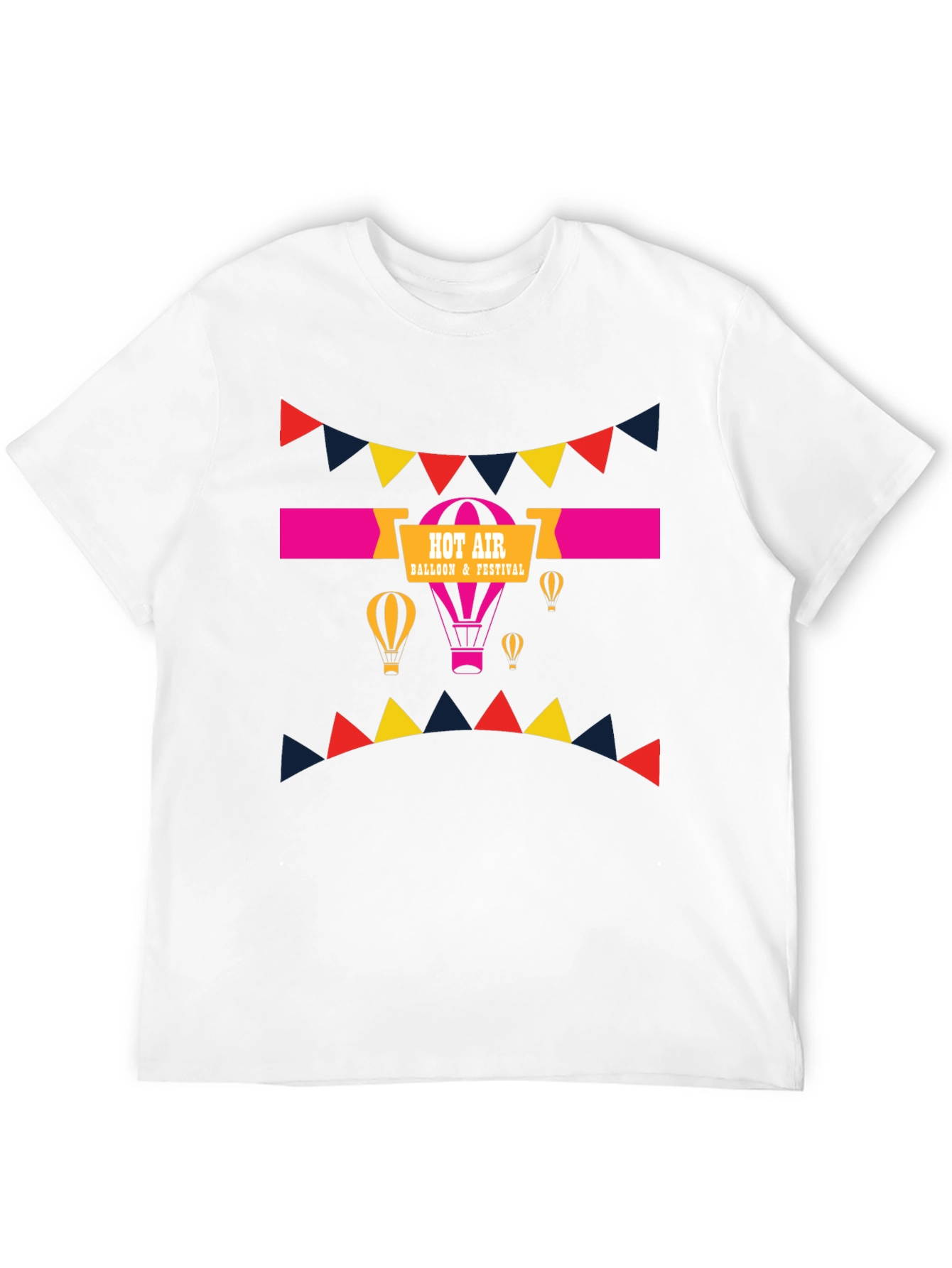 Hot Air Balloon Festival T-Shirt - Black