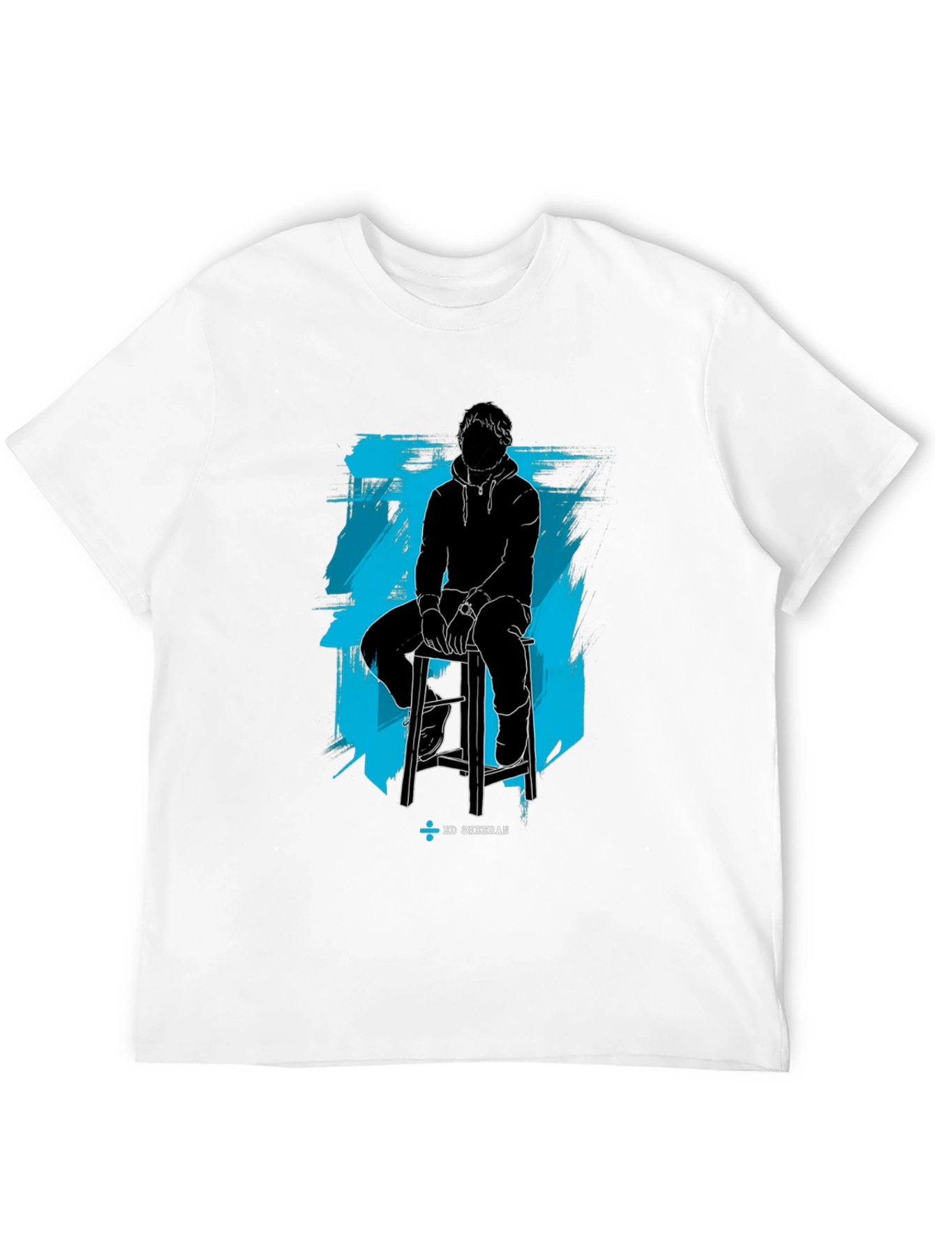 Ed Sheeran Silhouette Graphic Black T-Shirt