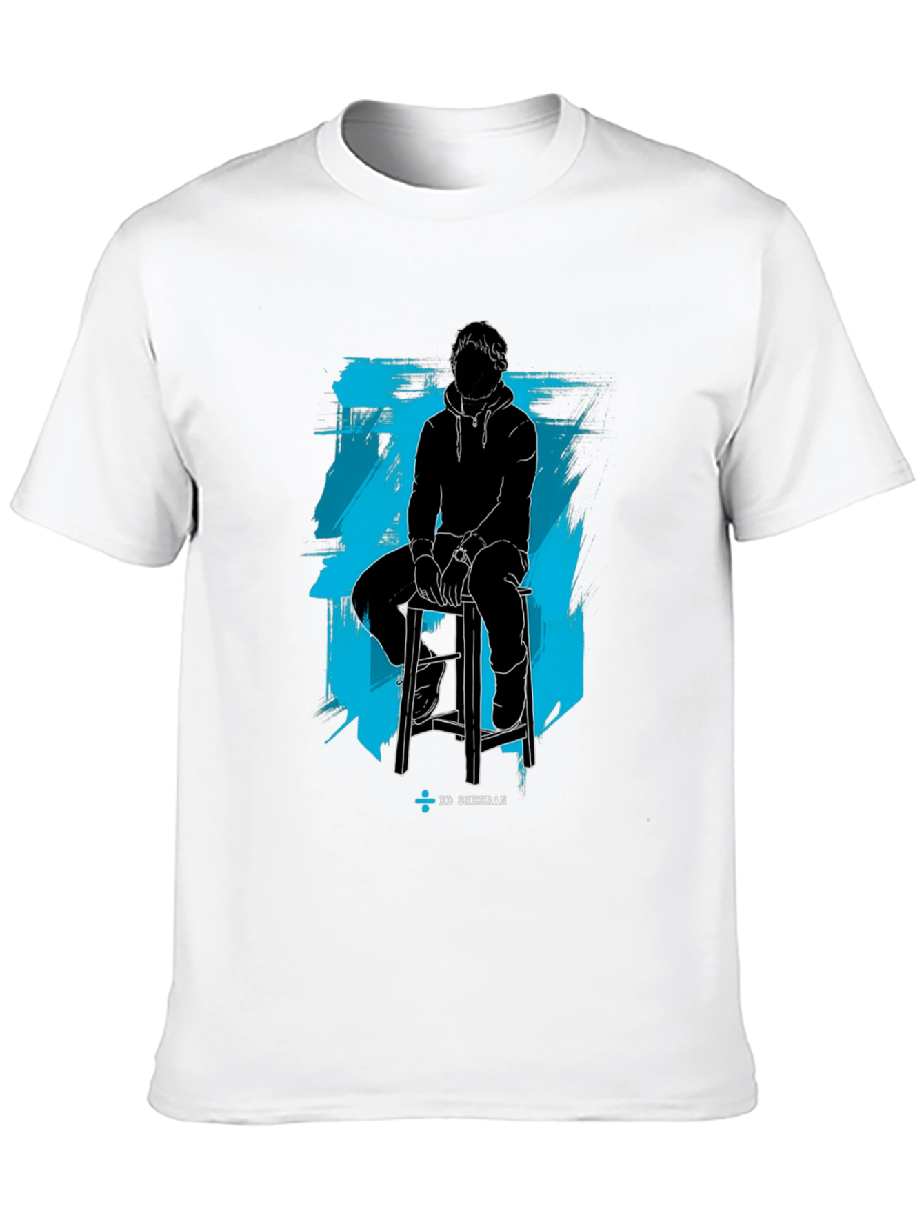 Ed Sheeran Silhouette Graphic Black T-Shirt