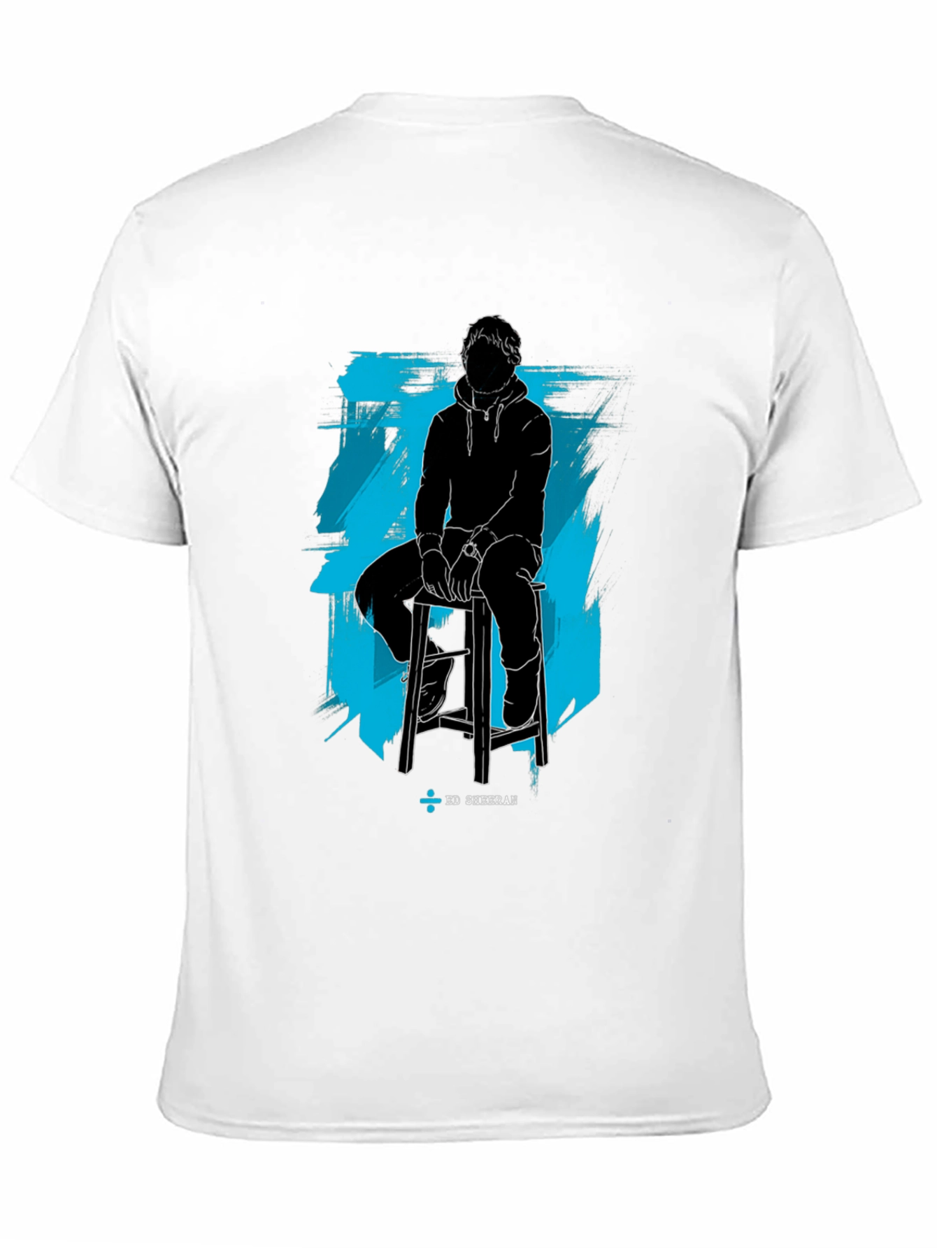 Ed Sheeran Silhouette Graphic Black T-Shirt