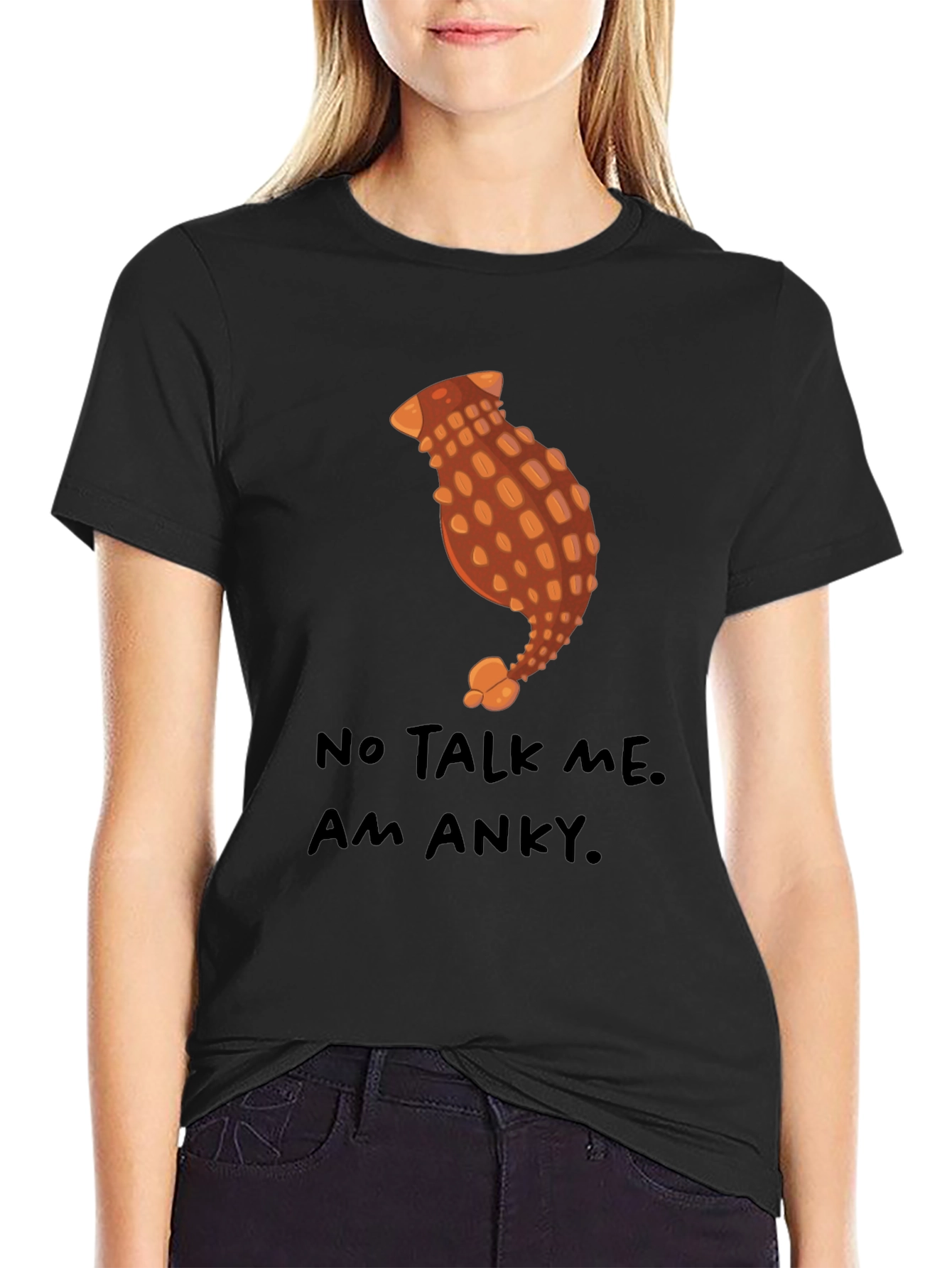 Anky Dinosaur T-Shirt - No Talk Me Am Anky.