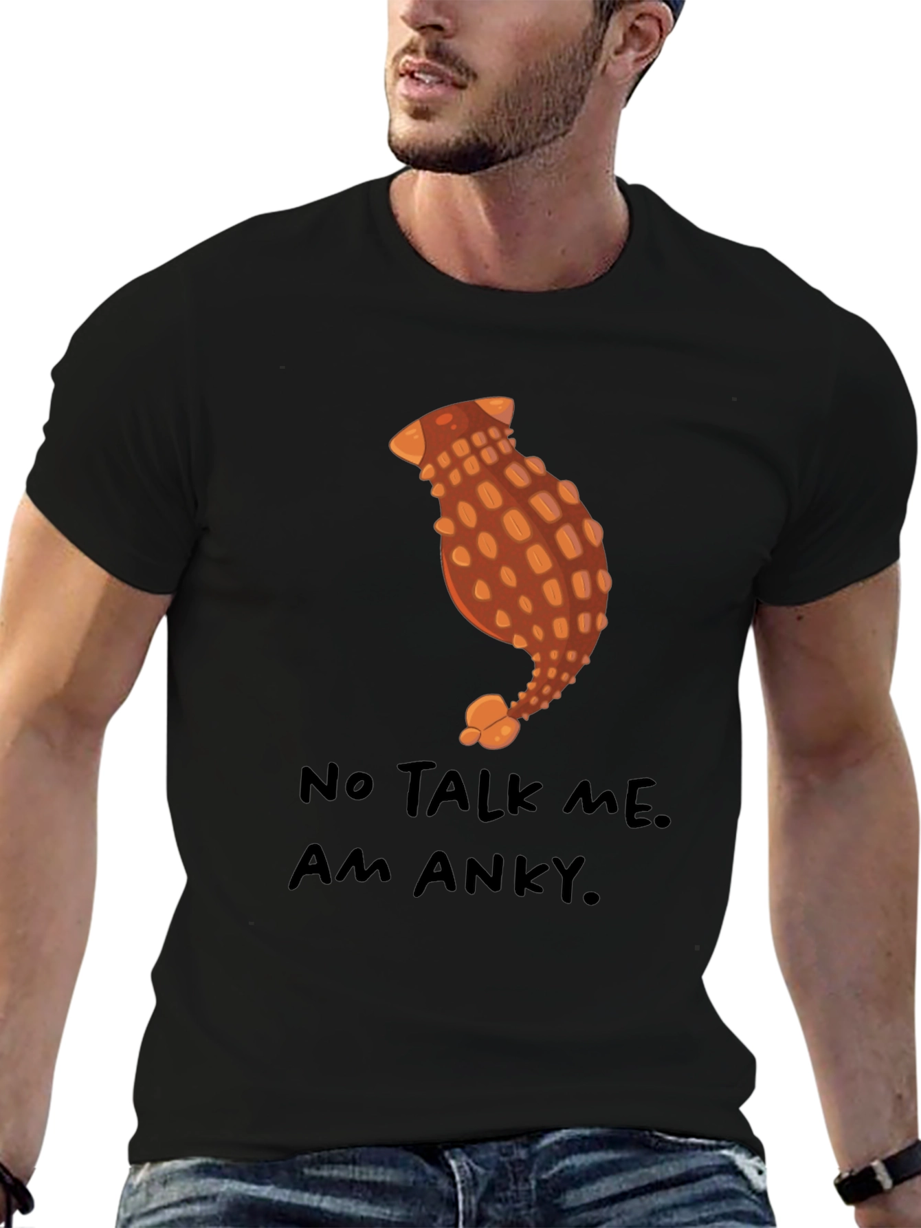 Anky Dinosaur T-Shirt - No Talk Me Am Anky.